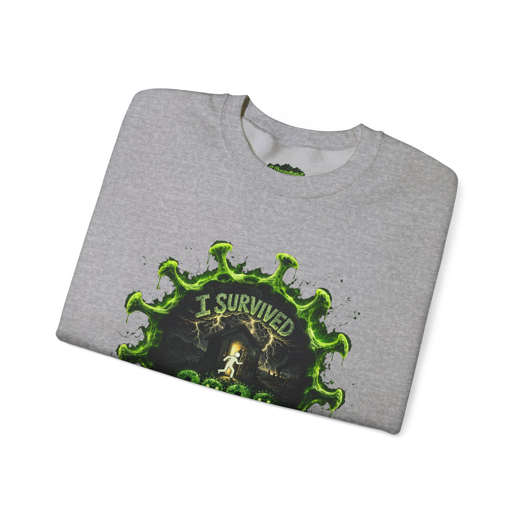 I Survived 2020 — Director's Cut S1:E2 "The Coming of COVID" | Pandemic Edition Unisex Heavy Blend™ Crewneck Sweatshirt