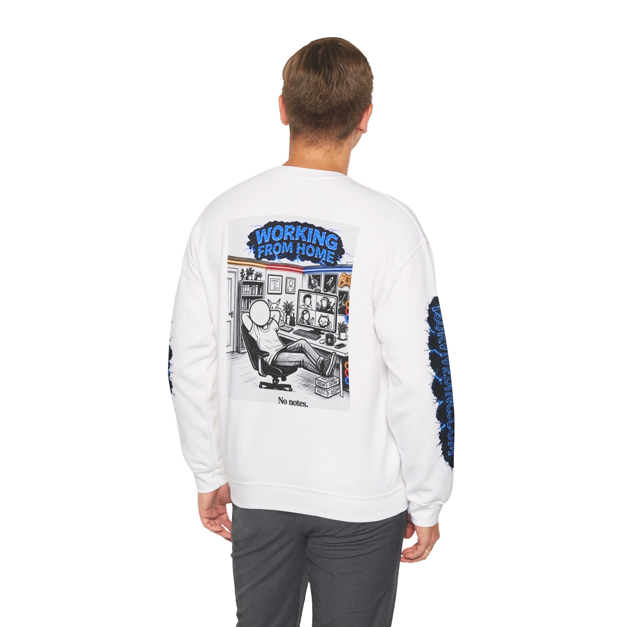 I Survived 2020 — S3:E4 "Working From Home" | Mid-Season Finale Pt. 1 | Lockdown Edition Documentary Unisex Heavy Blend™ Crewneck Sweatshirt