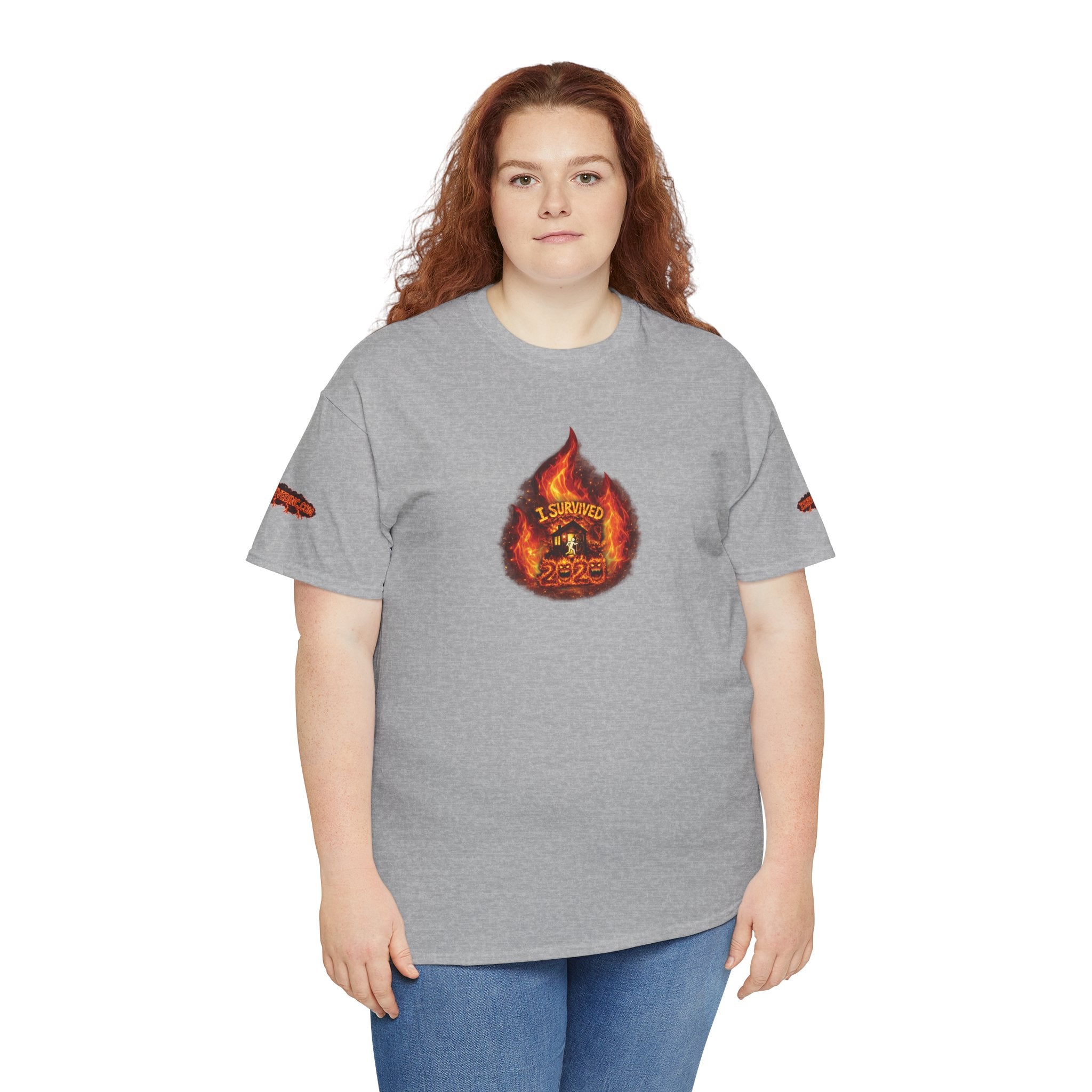 I Survived 2020 — WILDFIRES S2:E1: Director's Cut Special Edition "Berry Creek" Memorial Unisex Heavy Cotton Tee