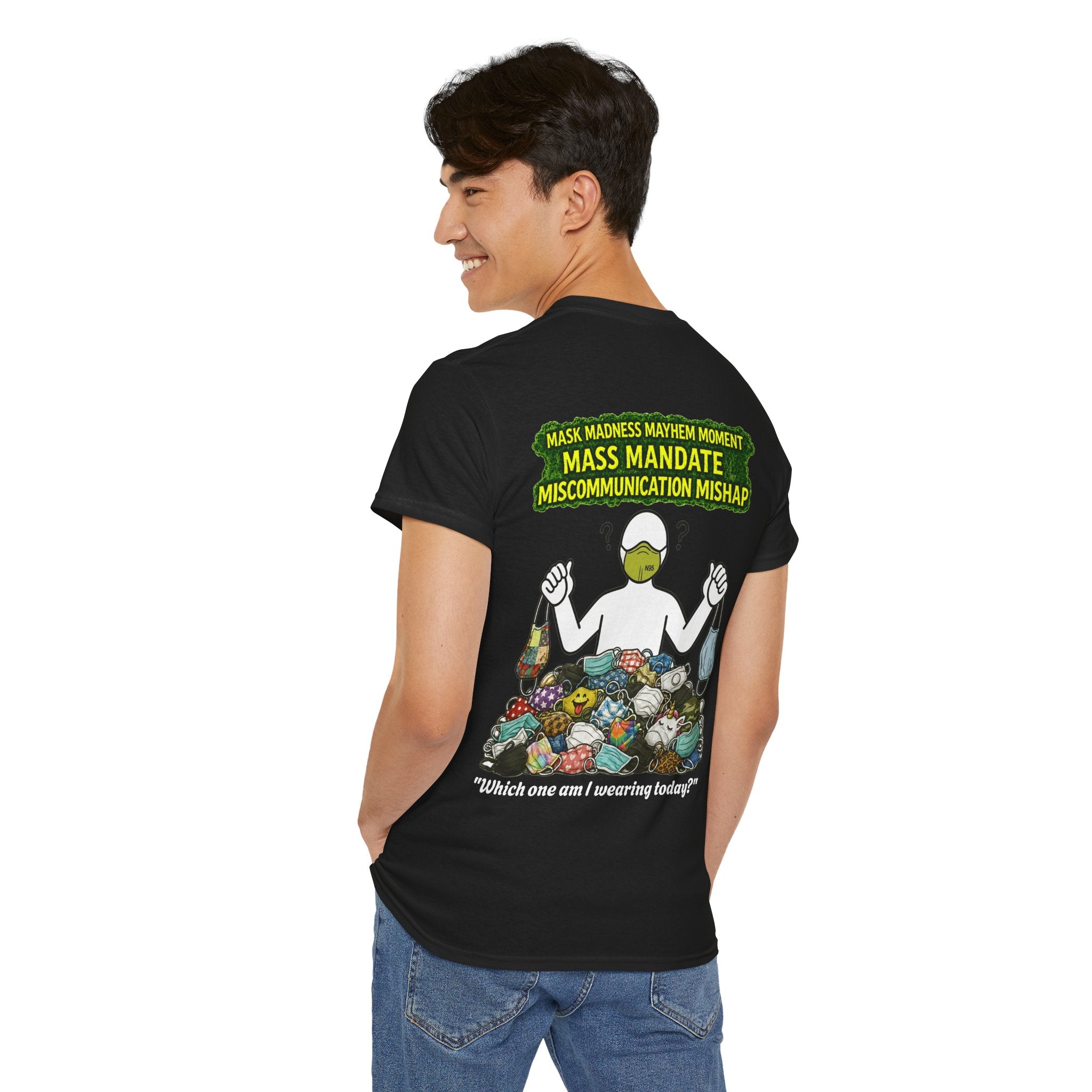 I Survived 2020 — PANDEMIC S1:E4: Director's Cut "Mask Madness" Unisex Heavy Cotton Tee