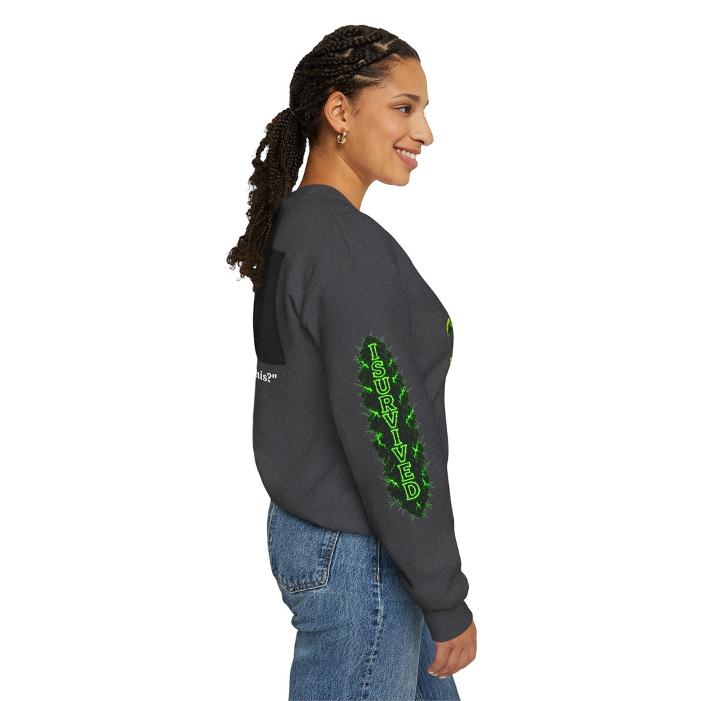 I Survived 2020 — Director's Cut S1:E3 "The Jab!" | Pandemic Edition Unisex Heavy Blend™ Crewneck Sweatshirt