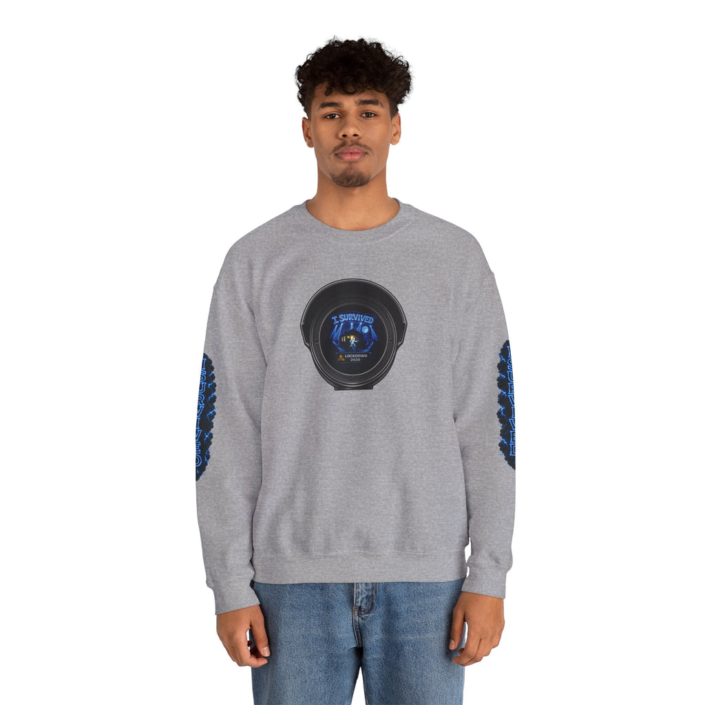 I Survived 2020 —  LOCKDOWN S3:E1: Director's Cut Special Edition "Quarantine" Unisex Heavy Blend™ Crewneck Sweatshirt