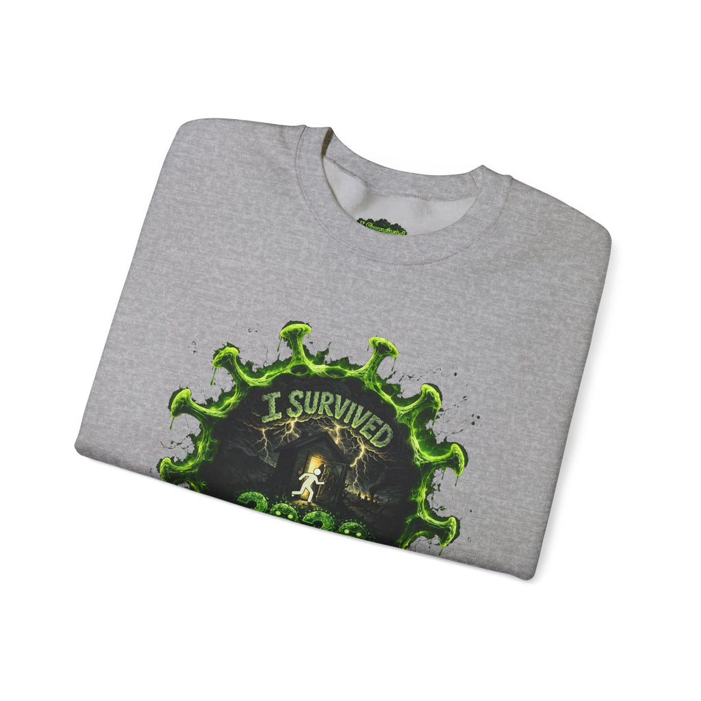 I Survived 2020 — Director's Cut S1:E5 "Delivery Doomsday" | Pandemic Edition Unisex Heavy Blend™ Crewneck Sweatshirt