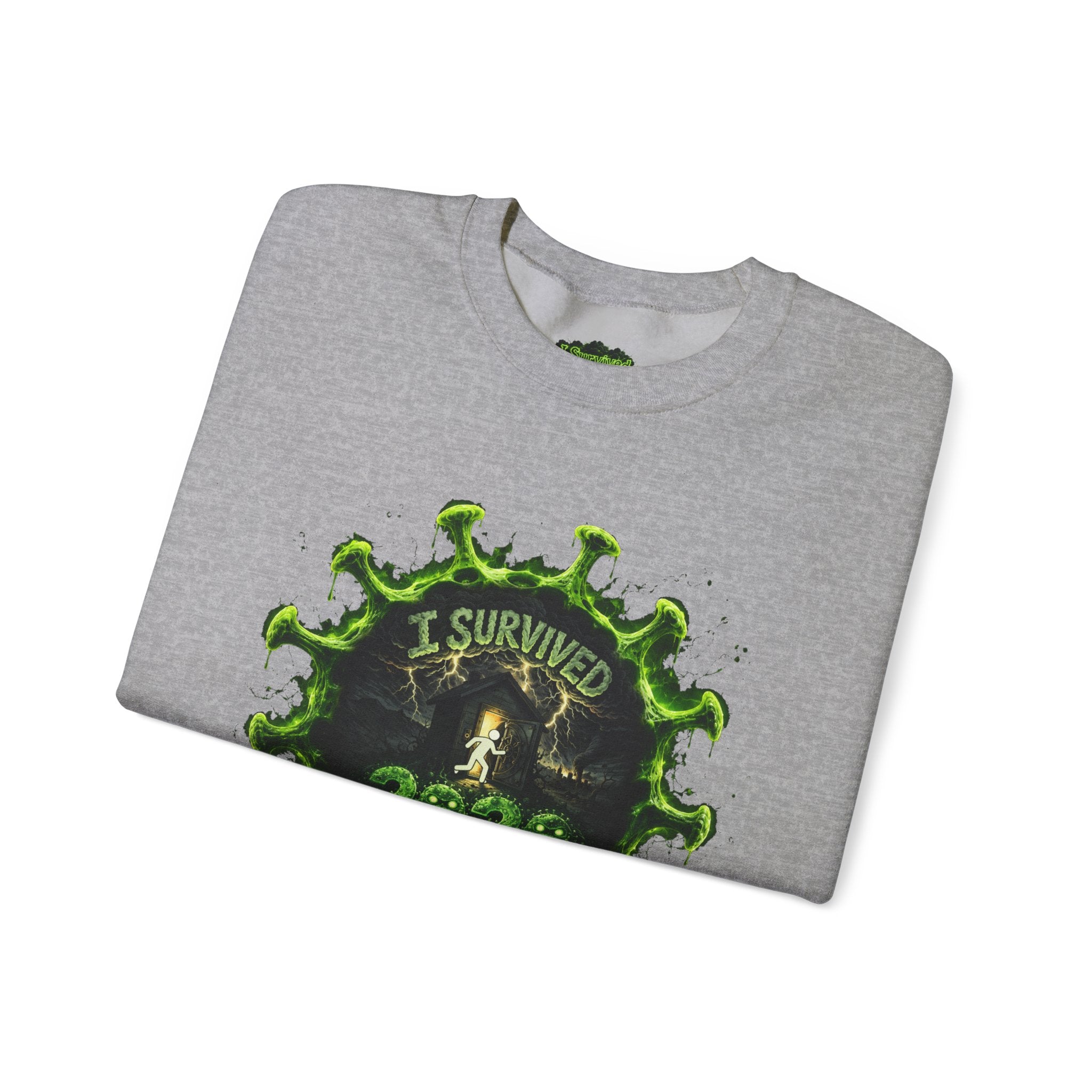 I Survived 2020 — Director's Cut S1:E5 "Delivery Doomsday" | Pandemic Edition Unisex Heavy Blend™ Crewneck Sweatshirt