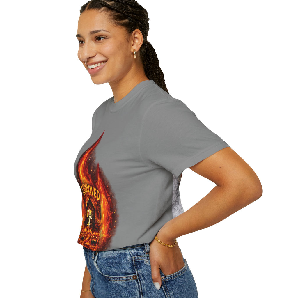 I Survived 2020 — Director's Cut S2:E4 "Western U.S. Wildfire Season" | Mid-Season Finale Pt. 1 | Wildfire Edition Memorial Unisex Garment-Dyed T-shirt