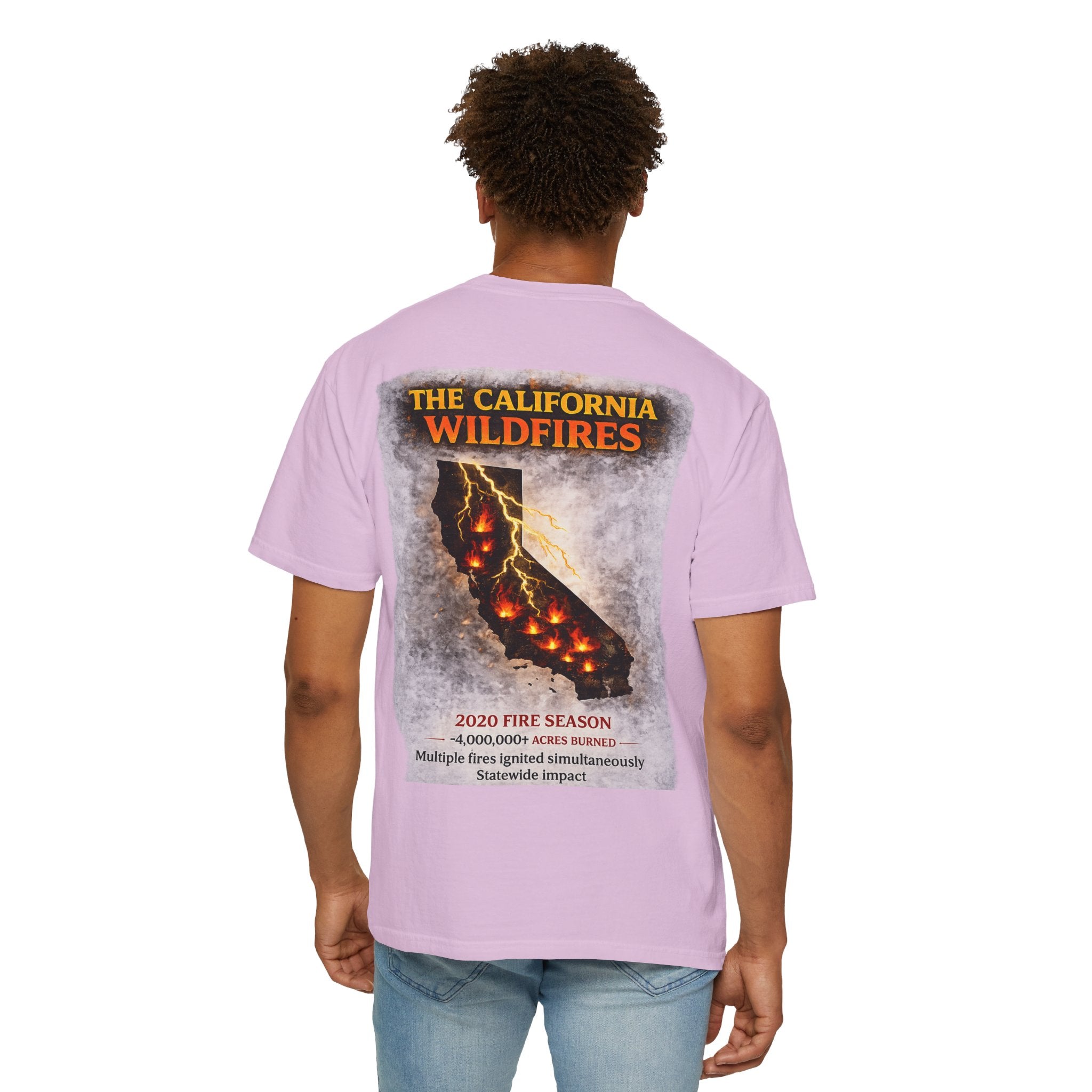 I Survived 2020 — WILDFIRES S2:E3 "The California Wildfires" Memorial Unisex Garment-Dyed T-shirt