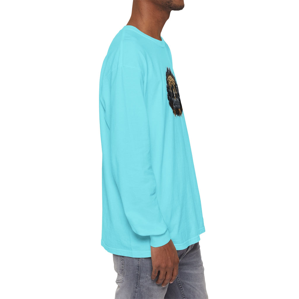 I Survived 2020 — Original PILOT Design: Director's Cut Unisex Garment-Dyed Long Sleeve T-Shirt