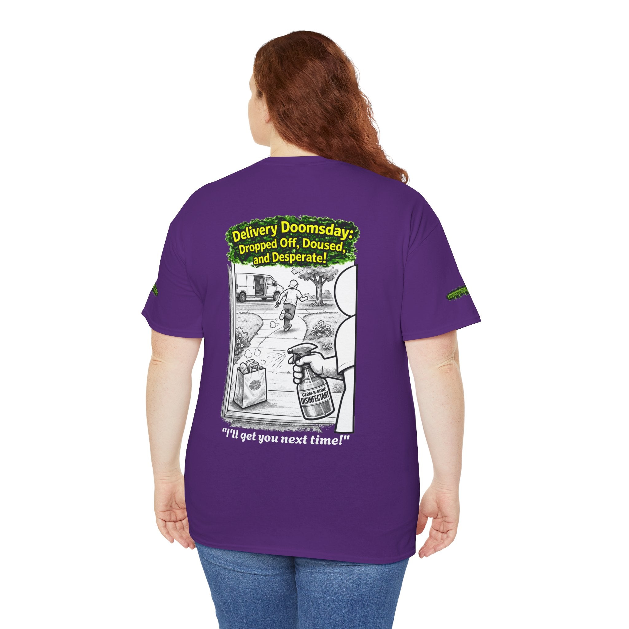 Sobreviví al 2020 — T1:E5 "El día del juicio final de las entregas" | Camiseta unisex de algodón pesado (Edición Pandemia) (EDICIÓN ESPECIAL)