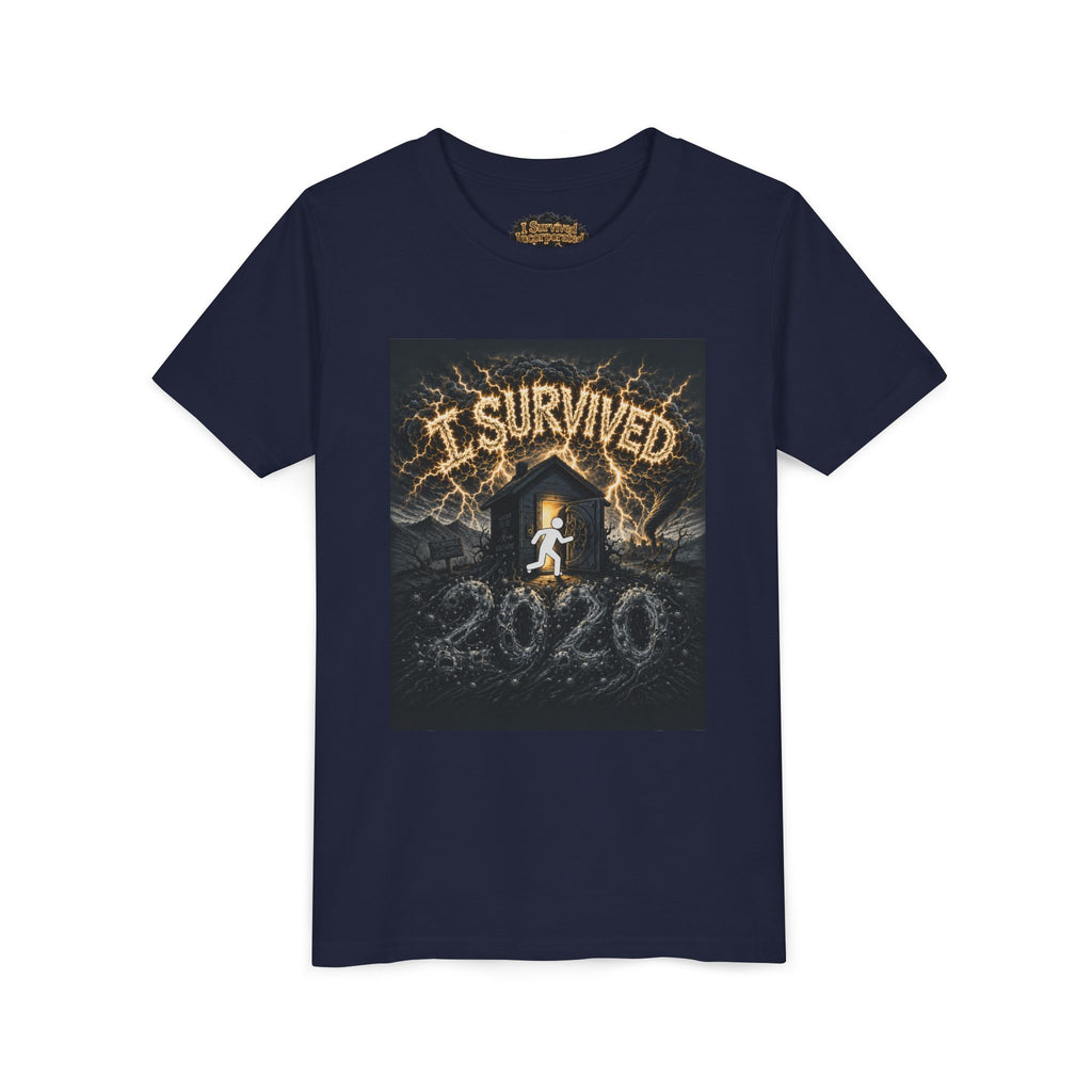 I Survived 2020 — Original Design Teaser Tee | Season 1 Premiere Drop Youth Short Sleeve Tee