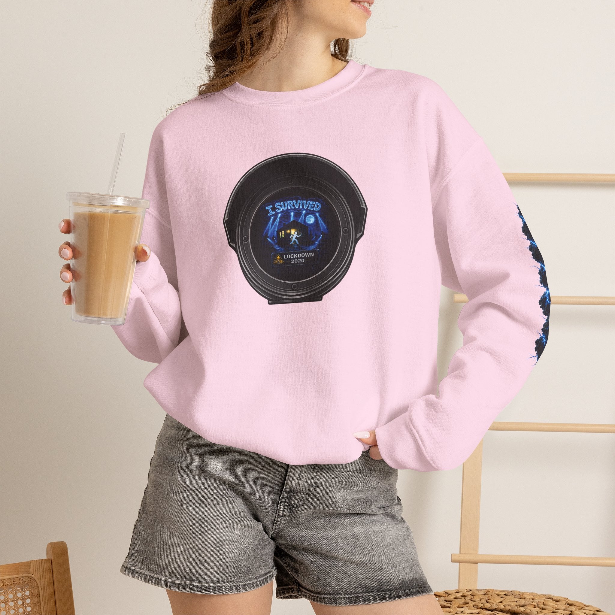 I Survived 2020 — LOCKDOWN S3:E2: Director's Cut Special Edition "Dating Under Lockdown" Unisex Heavy Blend™ Crewneck Sweatshirt