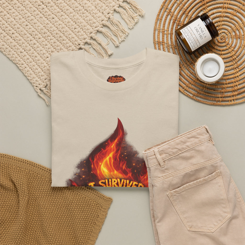I Survived 2020 — Director's Cut S2:E1 "Berry Creek" | Wildfire Edition Memorial Unisex Heavy Cotton Tee