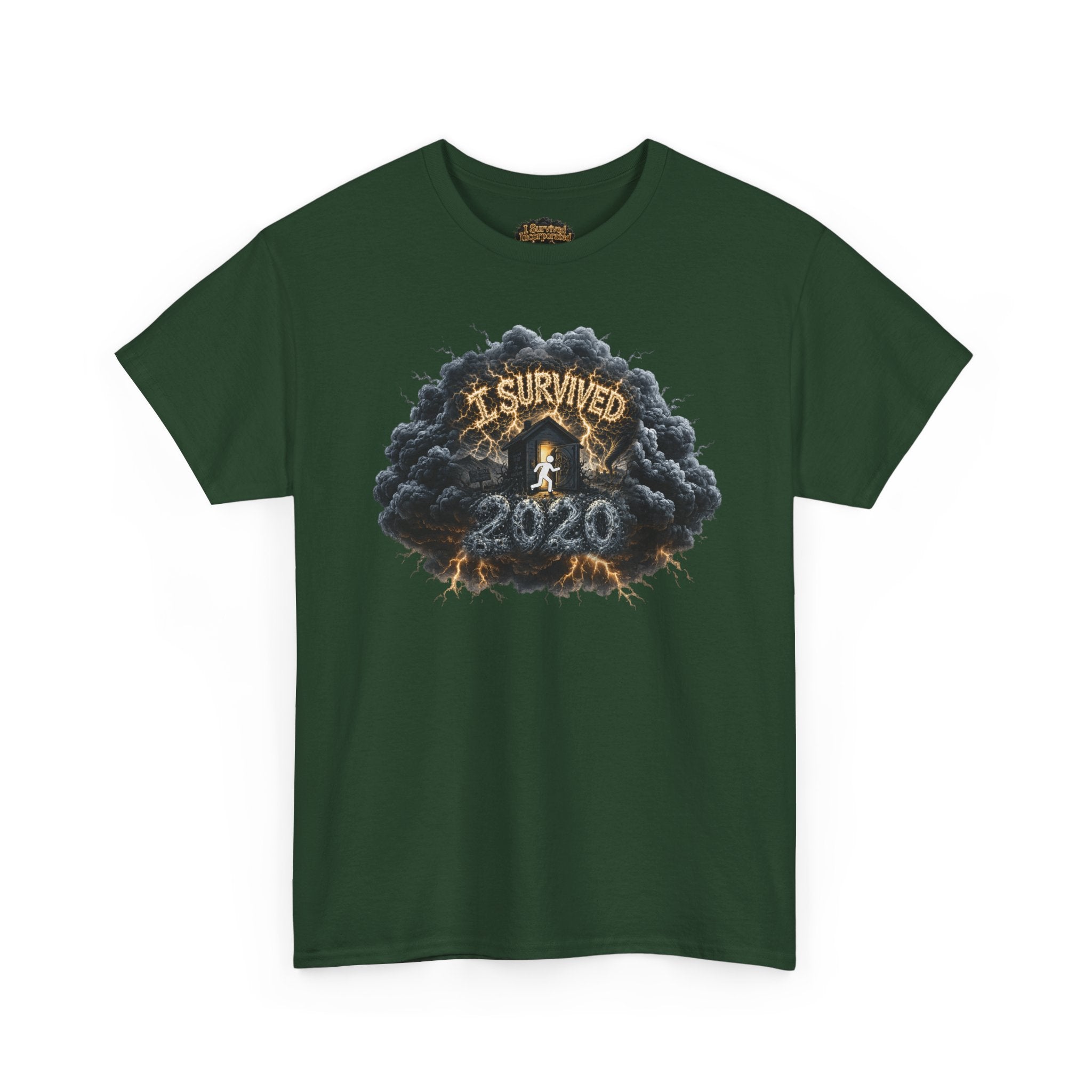 I Survived 2020 — Director's Cut Original Design Teaser Tee | Season 1 Premiere Drop Unisex Heavy Cotton Tee