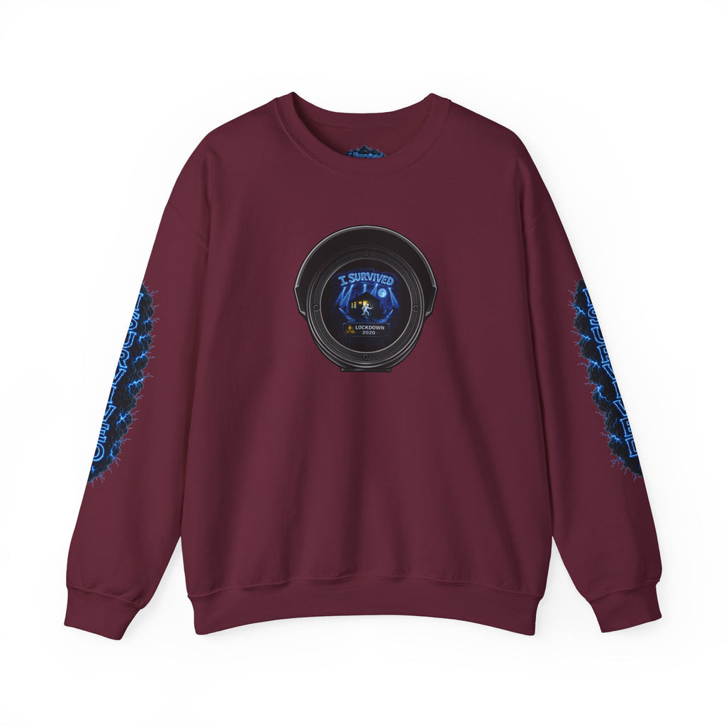 I Survived 2020 — LOCKDOWN S3:E3: Director's Cut Special Edition "Remote Schooling" Unisex Heavy Blend™ Crewneck Sweatshirt
