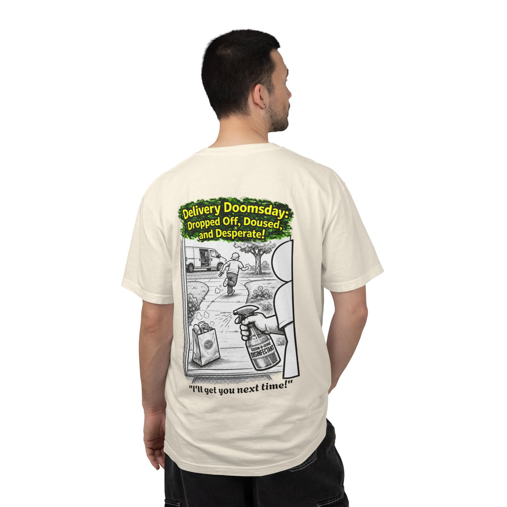 Sobreviví al 2020 — T1:E5 "Apocalipsis de Entregas" | Camiseta unisex teñida de edición Pandemia