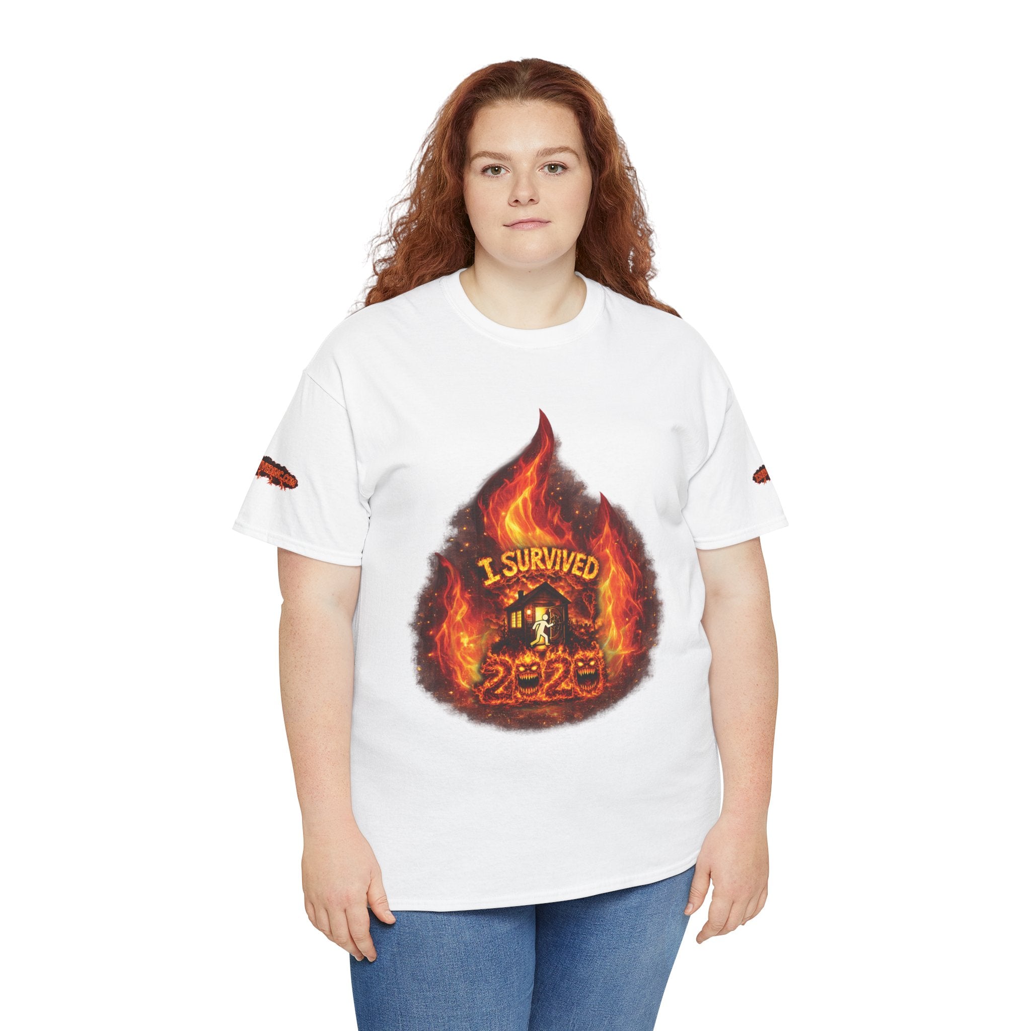 I Survived 2020 — Director's Cut S2:E3 "The California Wildfires" | Wildfire Edition Memorial Unisex Heavy Cotton Tee (SPECIAL EDITION)