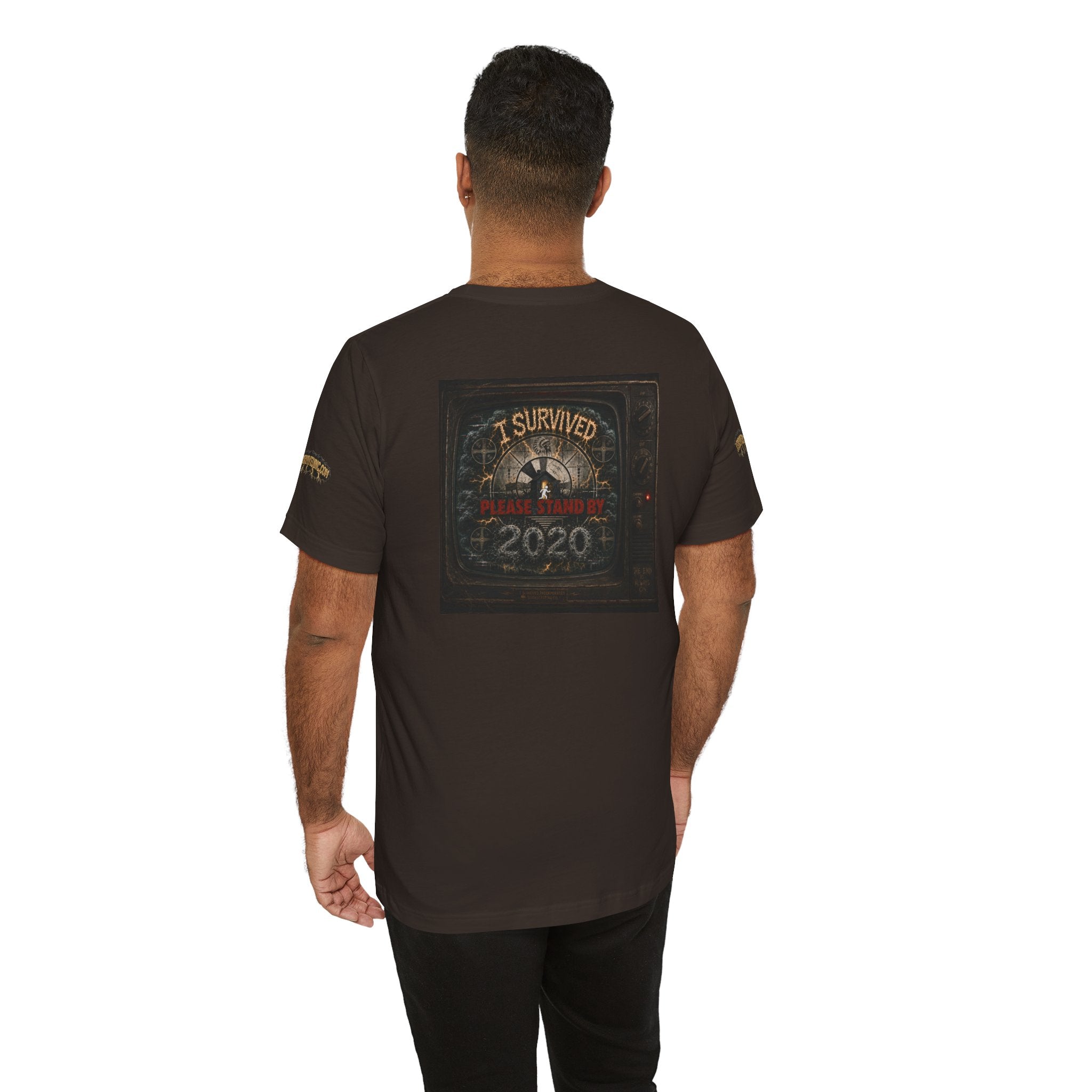I Survived 2020 — "Please Stand By" Test Pattern Tee Special Edition Summer Premier Unisex Jersey Short Sleeve Tee