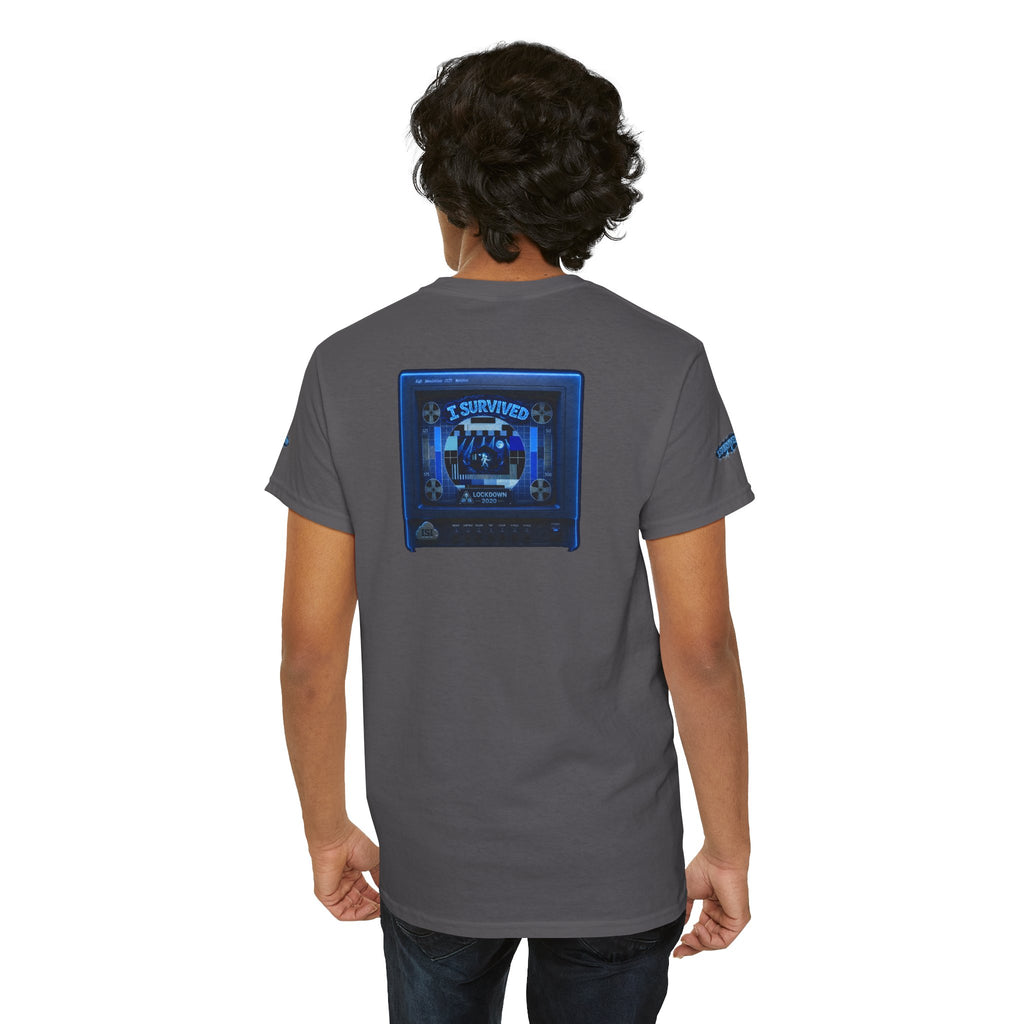 I Survived 2020 — "Please Stand By" Test Pattern Tee Lockdown Special Edition Summer Exclusive Unisex Heavy Cotton Tee