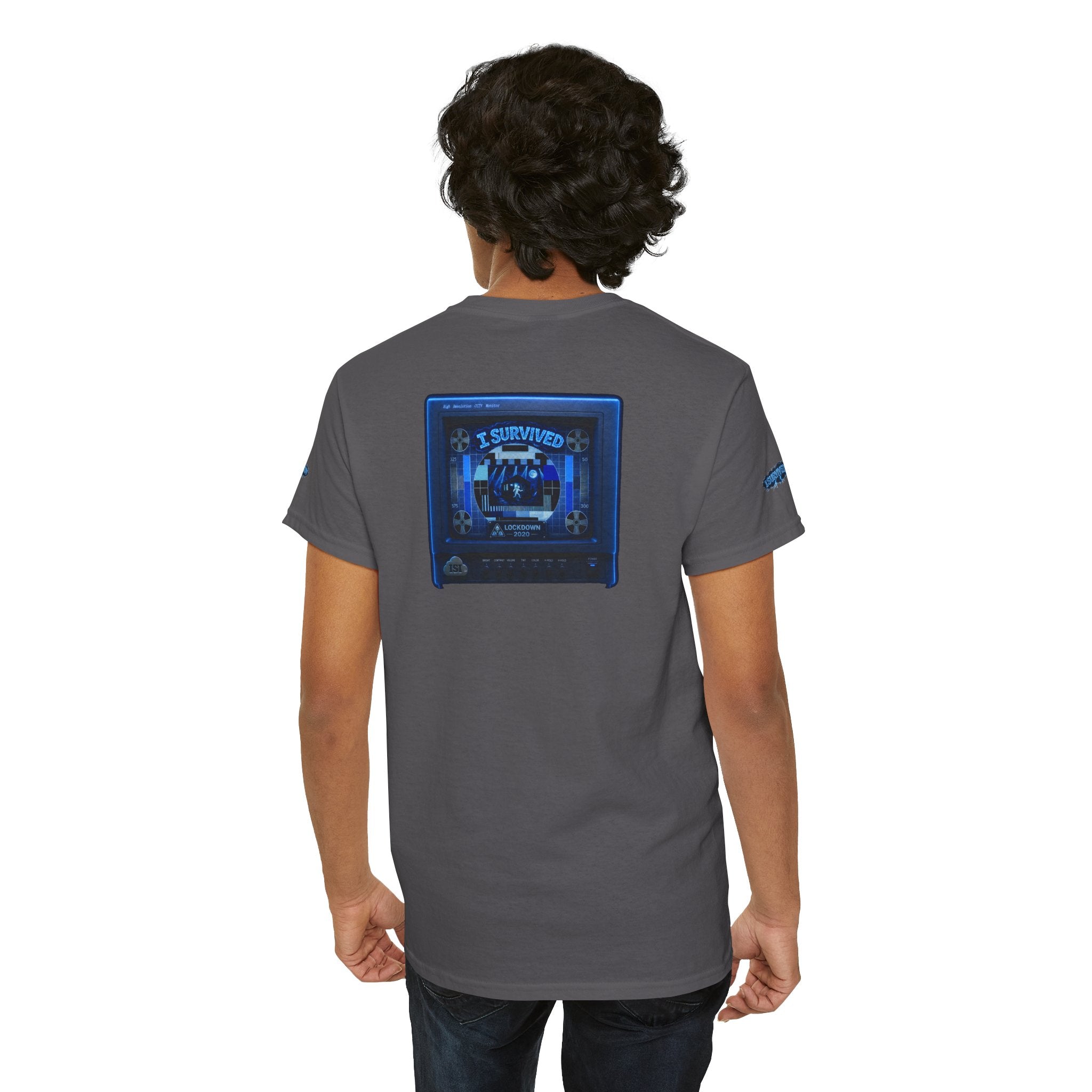 I Survived 2020 — "Please Stand By" Test Pattern Tee Lockdown Special Edition Summer Exclusive Unisex Heavy Cotton Tee