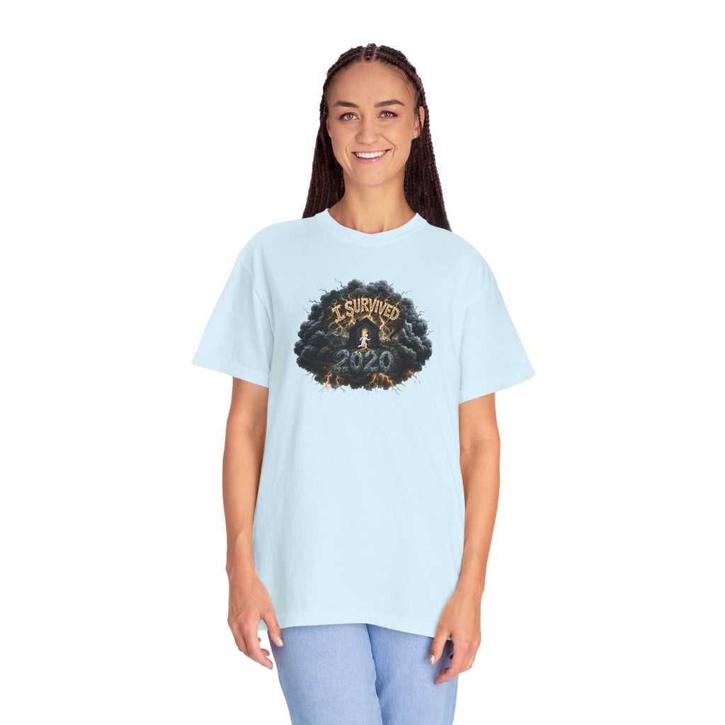 I Survived 2020 — Original PILOT Design: Director's Cut Unisex Garment-Dyed T-shirt