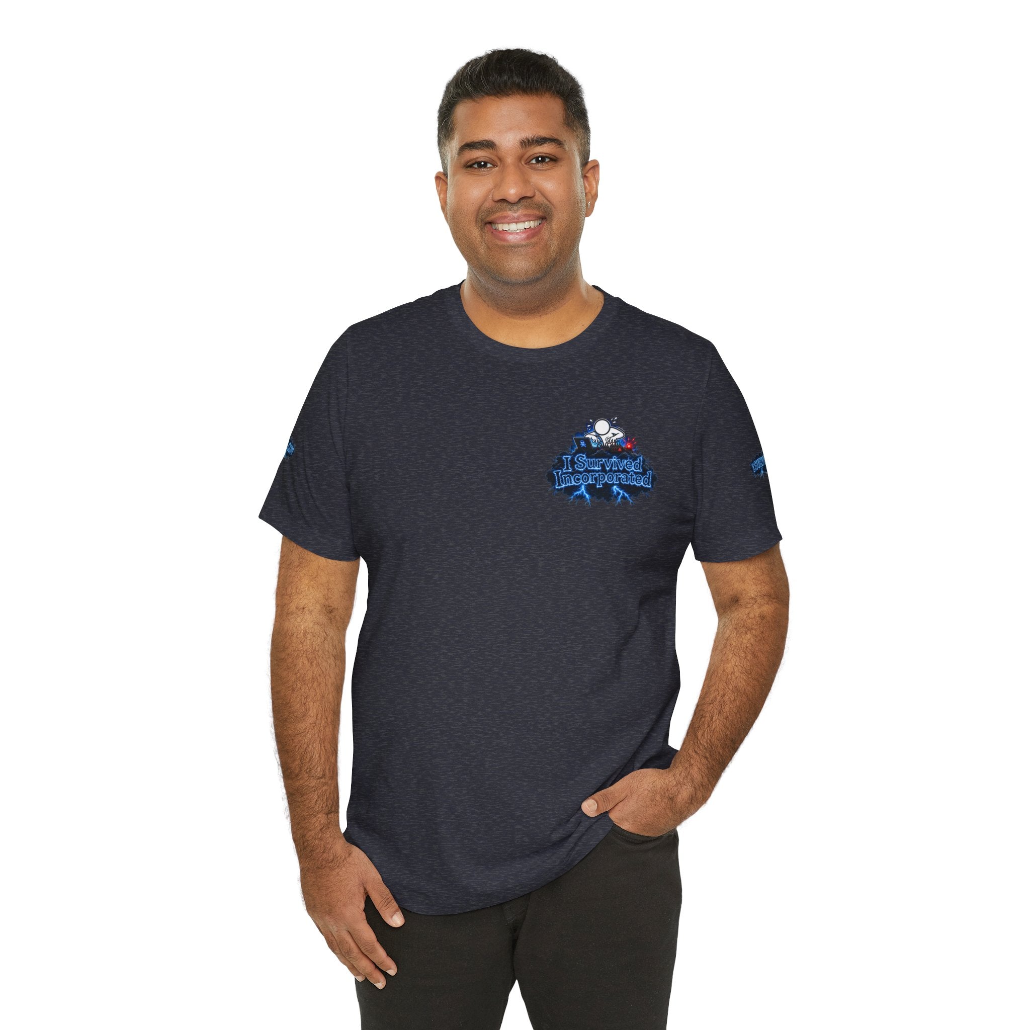 I Survived 2020 — "Please Stand By" Test Pattern Tee Lockdown Special Edition Summer Exclusive Unisex Jersey Short Sleeve Tee