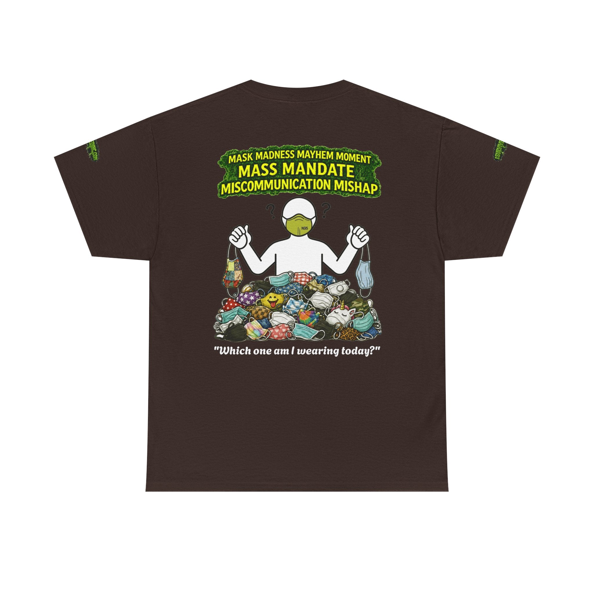 I Survived 2020 — PANDEMIC S1:E4: Special Edition "Mask Madness" Unisex Heavy Cotton Tee