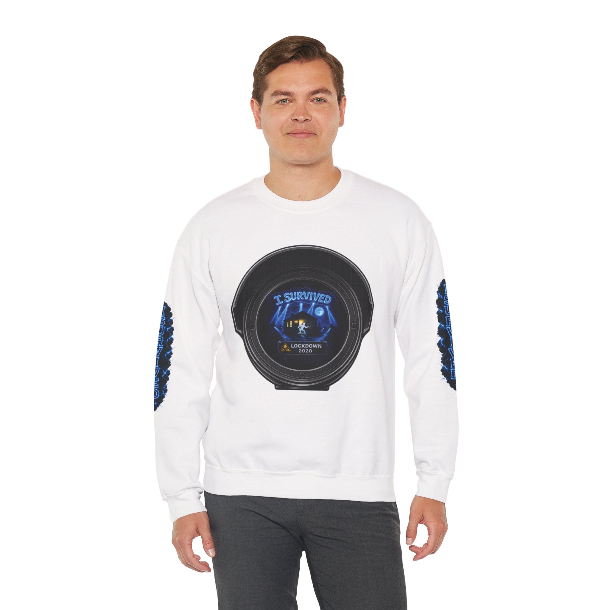 I Survived 2020 — Director's Cut S3:E1 "Quarantine" | Lockdown Edition Documentary Unisex Heavy Blend™ Crewneck Sweatshirt