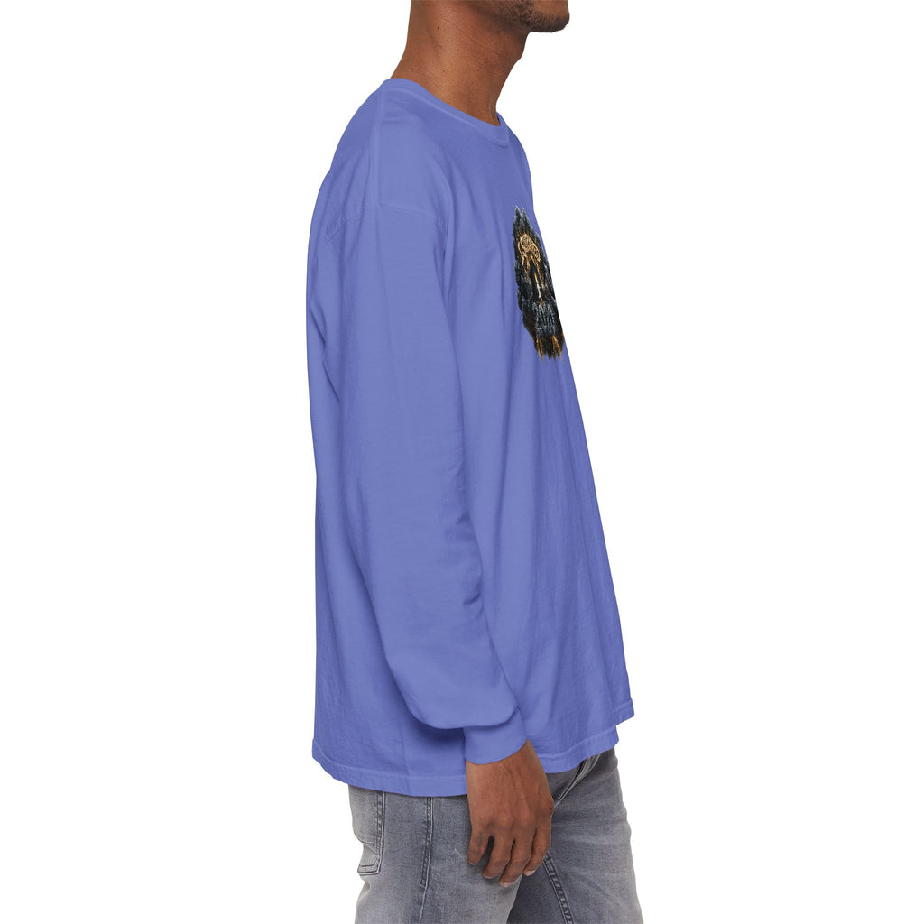 I Survived 2020 — Original PILOT Design: Director's Cut Unisex Garment-Dyed Long Sleeve T-Shirt