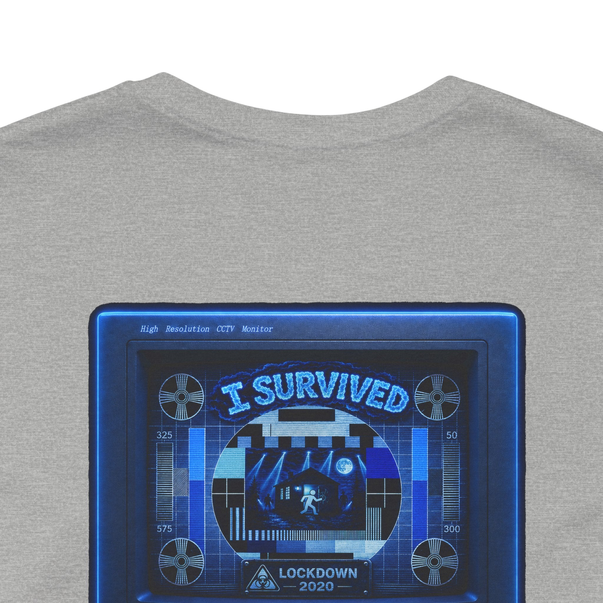 I Survived 2020 — "Please Stand By" Test Pattern Tee Lockdown Summer Exclusive Unisex Jersey Short Sleeve Tee