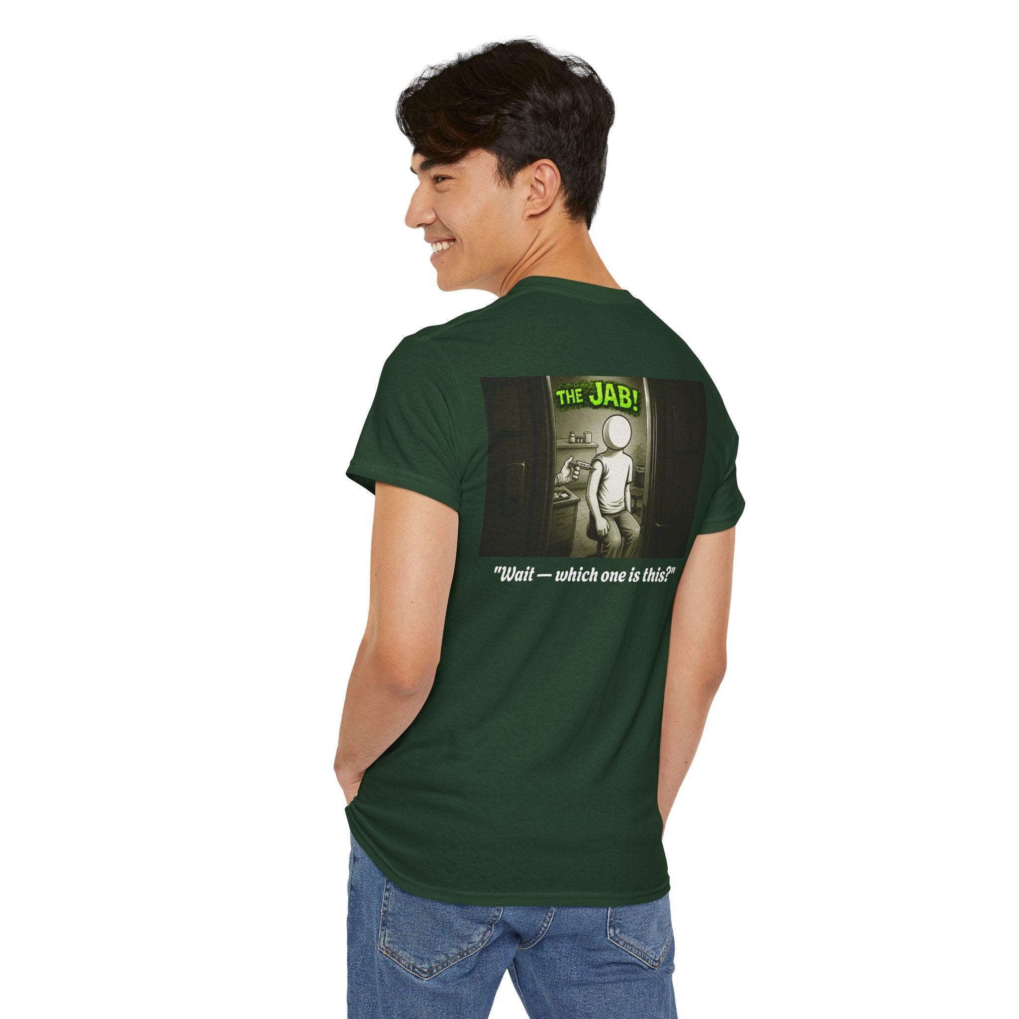Sobreviví al 2020 — T1:E3 "¡La vacuna!" | Camiseta unisex de algodón grueso Edición Pandemia
