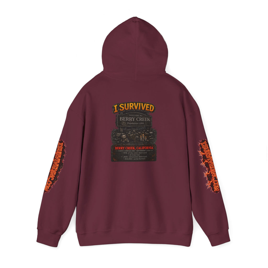 I Survived 2020 — WILDFIRES S2:E1: "Berry Creek" Memorial Hoodie