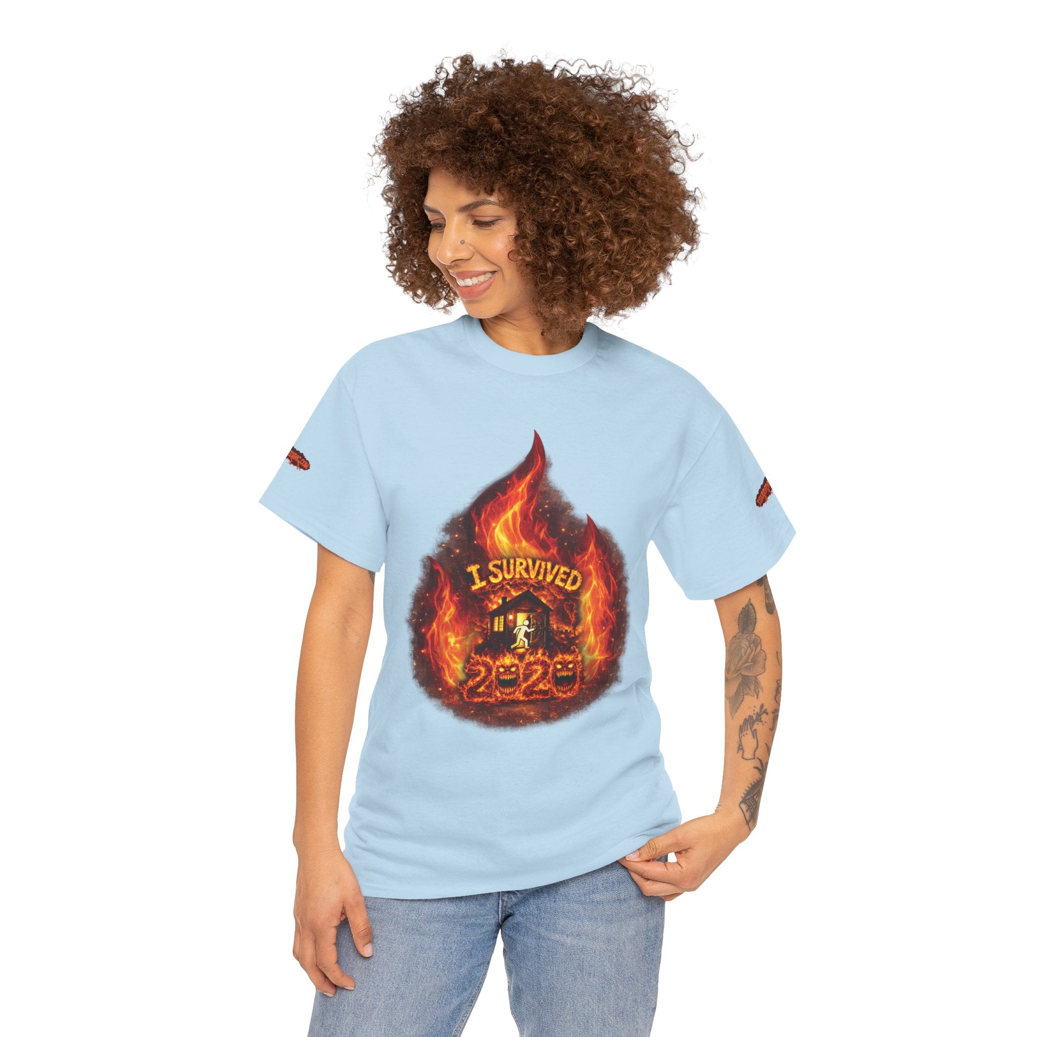 I Survived 2020 — Director's Cut S2:E3 "The California Wildfires" | Wildfire Edition Memorial Unisex Heavy Cotton Tee (SPECIAL EDITION)
