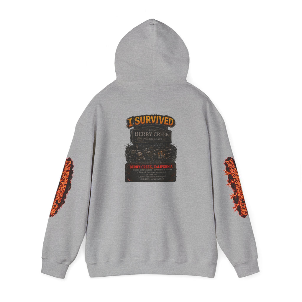 I Survived 2020 — WILDFIRES S2:E1: "Berry Creek" Memorial Hoodie