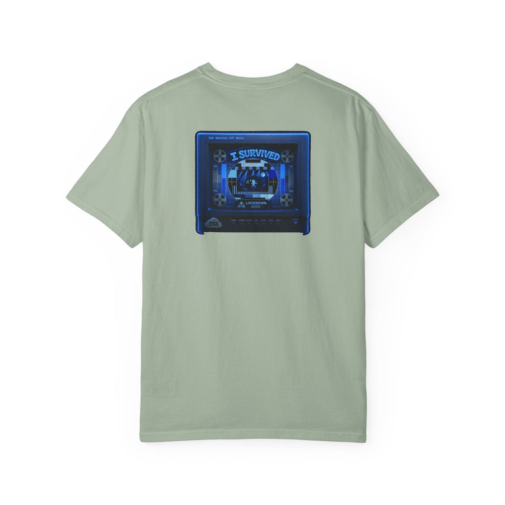 I Survived 2020 — "Please Stand By" Test Pattern Tee Lockdown Special Edition Summer Exclusive Unisex Garment-Dyed T-shirt