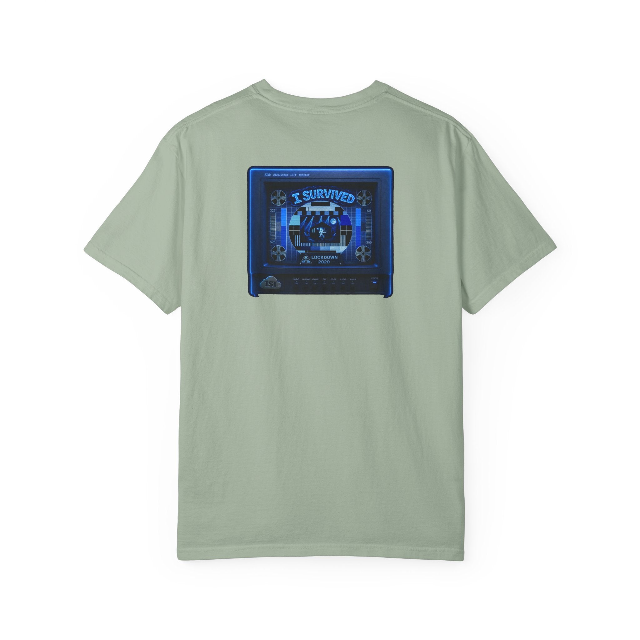 I Survived 2020 — "Please Stand By" Test Pattern Tee Lockdown Special Edition Summer Exclusive Unisex Garment-Dyed T-shirt