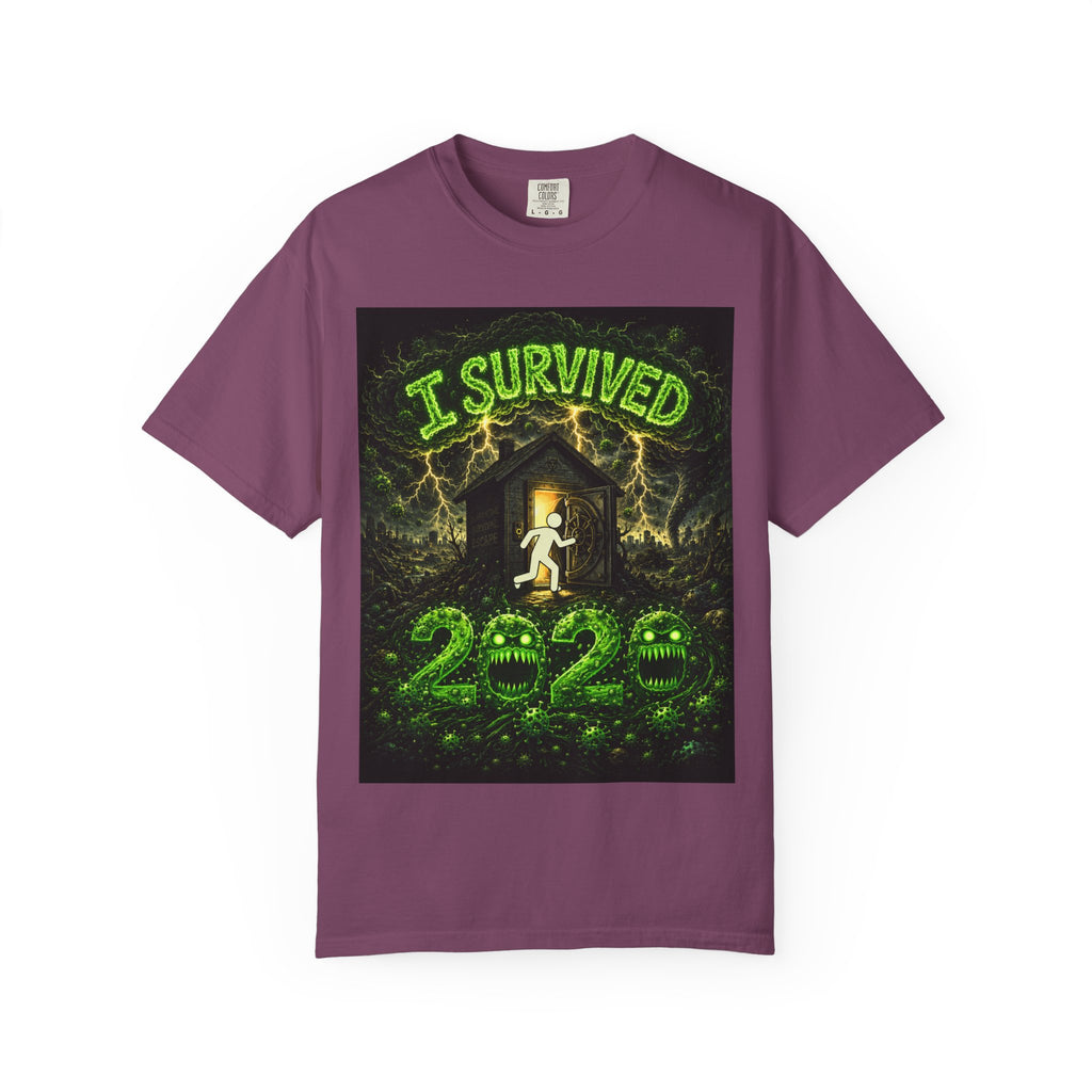 Sobreviví al 2020 — T1:E5 "Apocalipsis de Entregas" | Camiseta unisex teñida de edición Pandemia