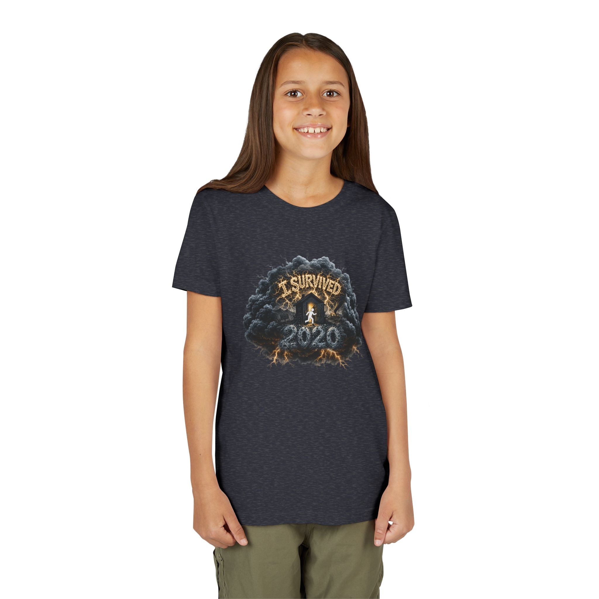I Survived 2020 — Director's Cut Original Design Teaser Tee | Season 1 Premiere Drop Youth Short Sleeve Tee