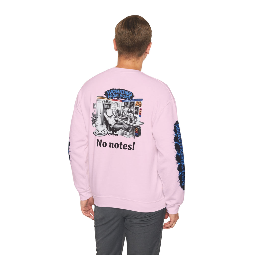 I Survived 2020 — LOCKDOWN S3:E4: "Working From Home" Unisex Heavy Blend™ Crewneck Sweatshirt