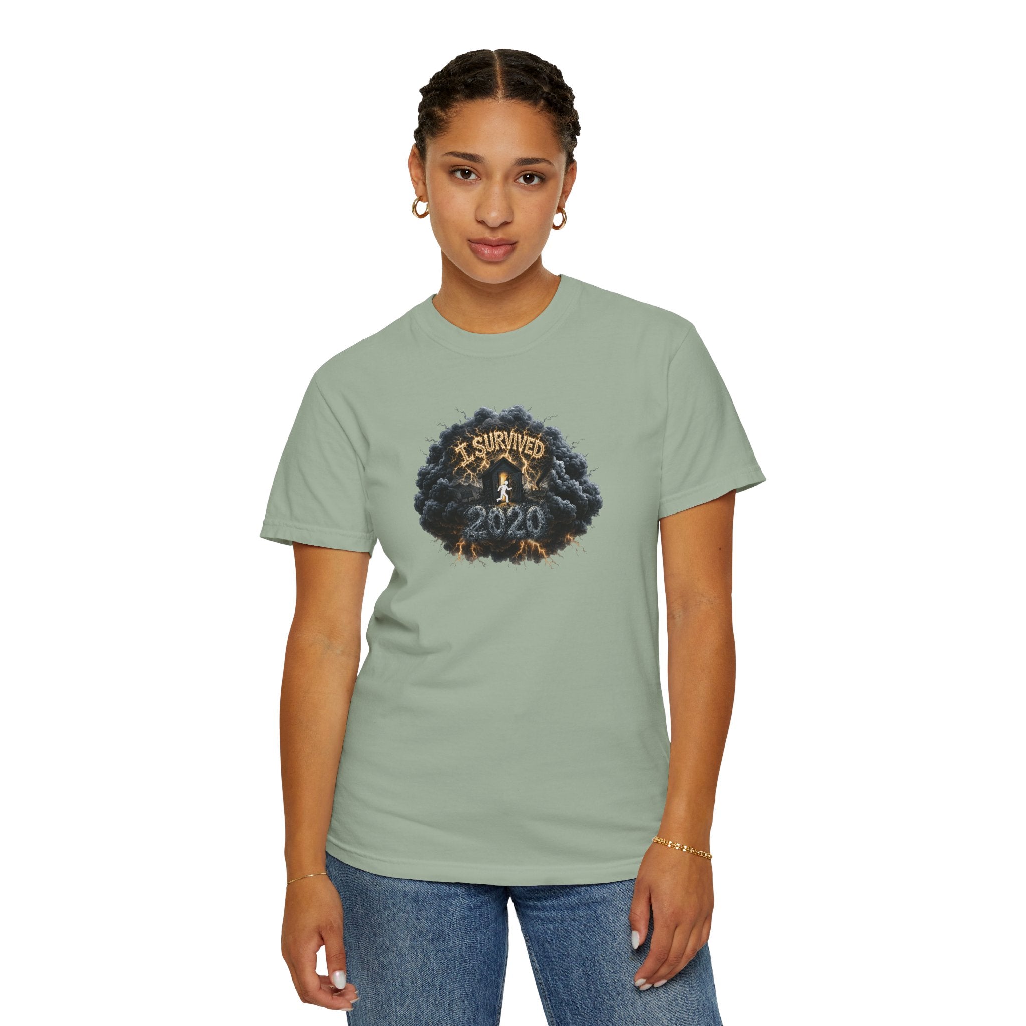 I Survived 2020 — Original PILOT Design: Director's Cut Unisex Garment-Dyed T-shirt
