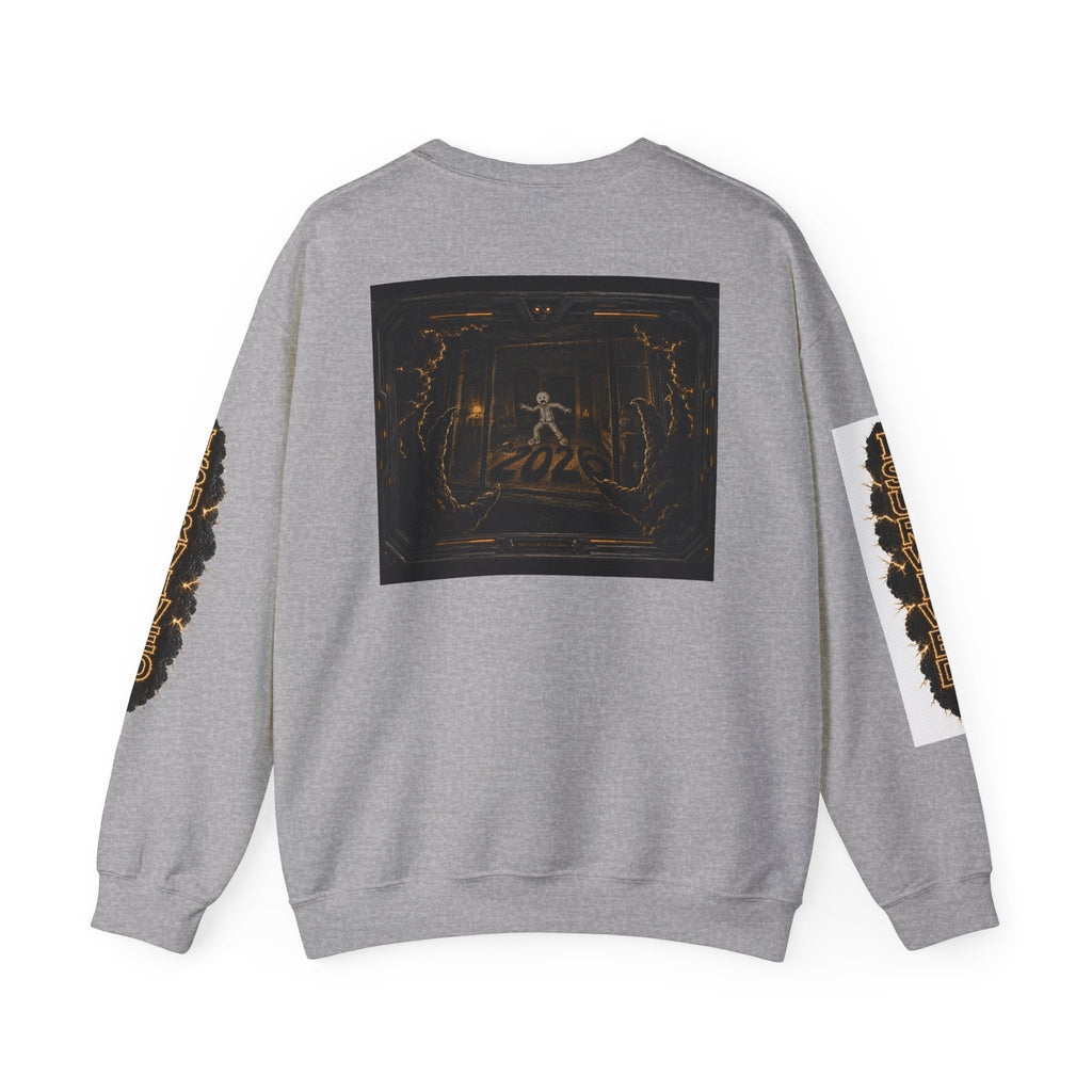 I Survived 2020 — Director's Cut Original Design Teaser Tee | Season 1 Premiere Drop Unisex Heavy Blend™ Crewneck Sweatshirt