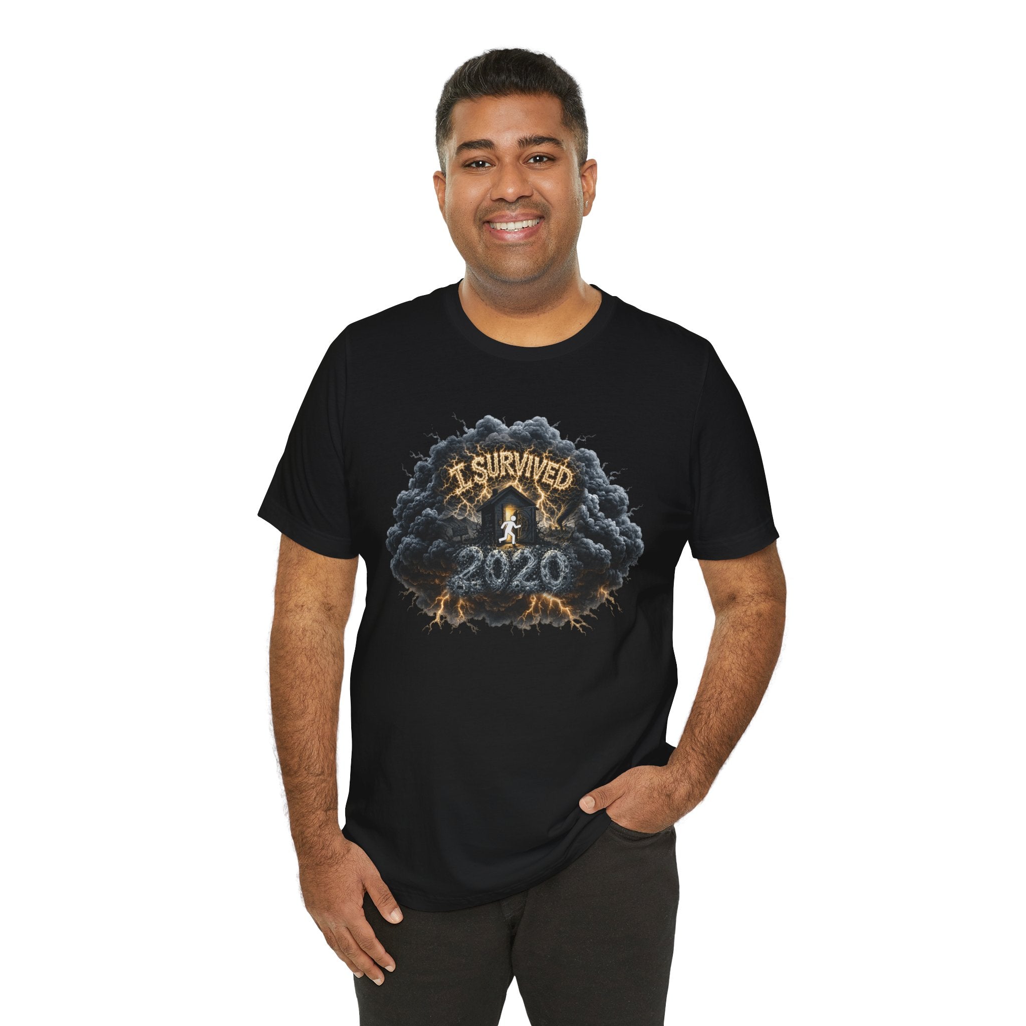 I Survived 2020 — Director's Cut Original Design Teaser Tee | Season 1 Premiere Drop Unisex Jersey Short Sleeve Tee