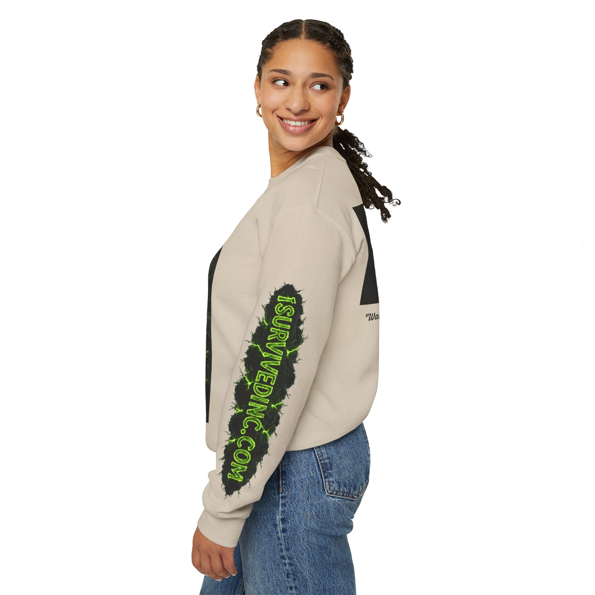 I Survived 2020 — S1:E3 "The Jab!" | Pandemic Edition Unisex Heavy Blend™ Crewneck Sweatshirt