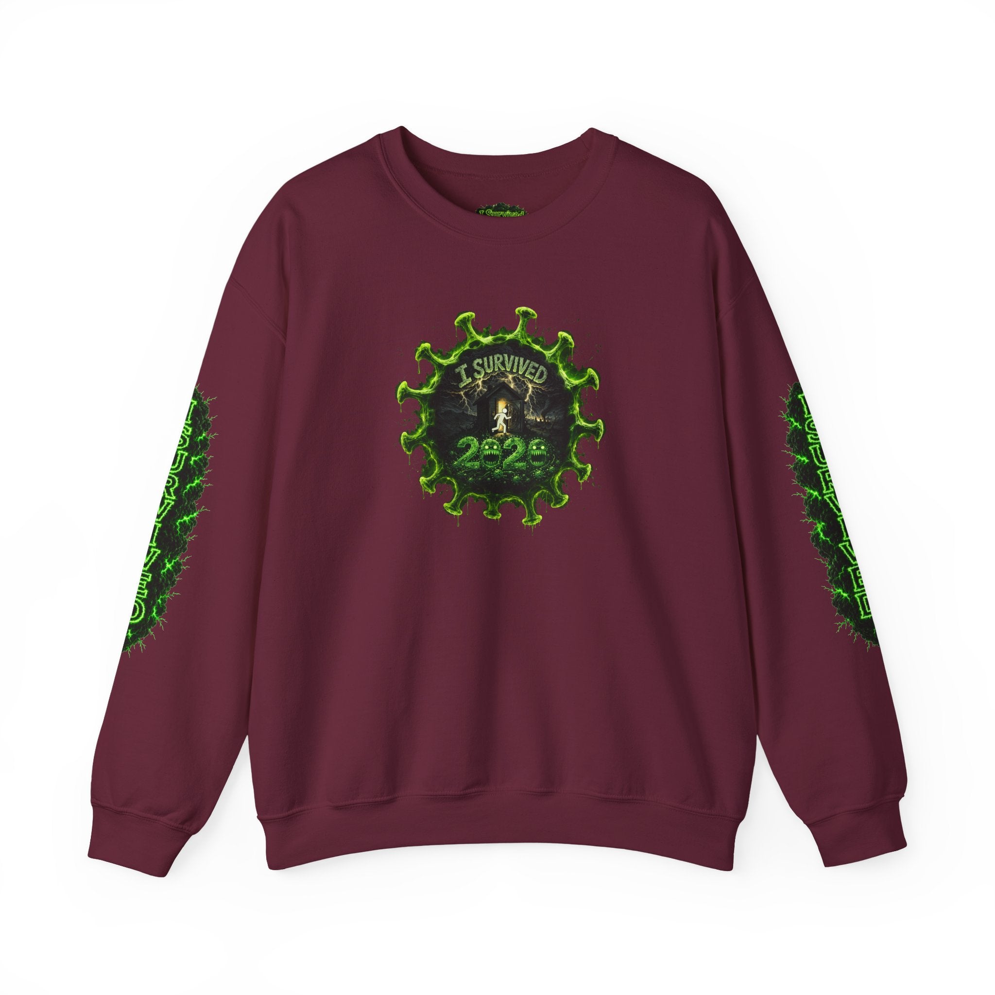 I Survived 2020 — PANDEMIC S1:E1: Director's Cut "COVID-19: The Coronavirus" Unisex Heavy Blend™ Crewneck Sweatshirt