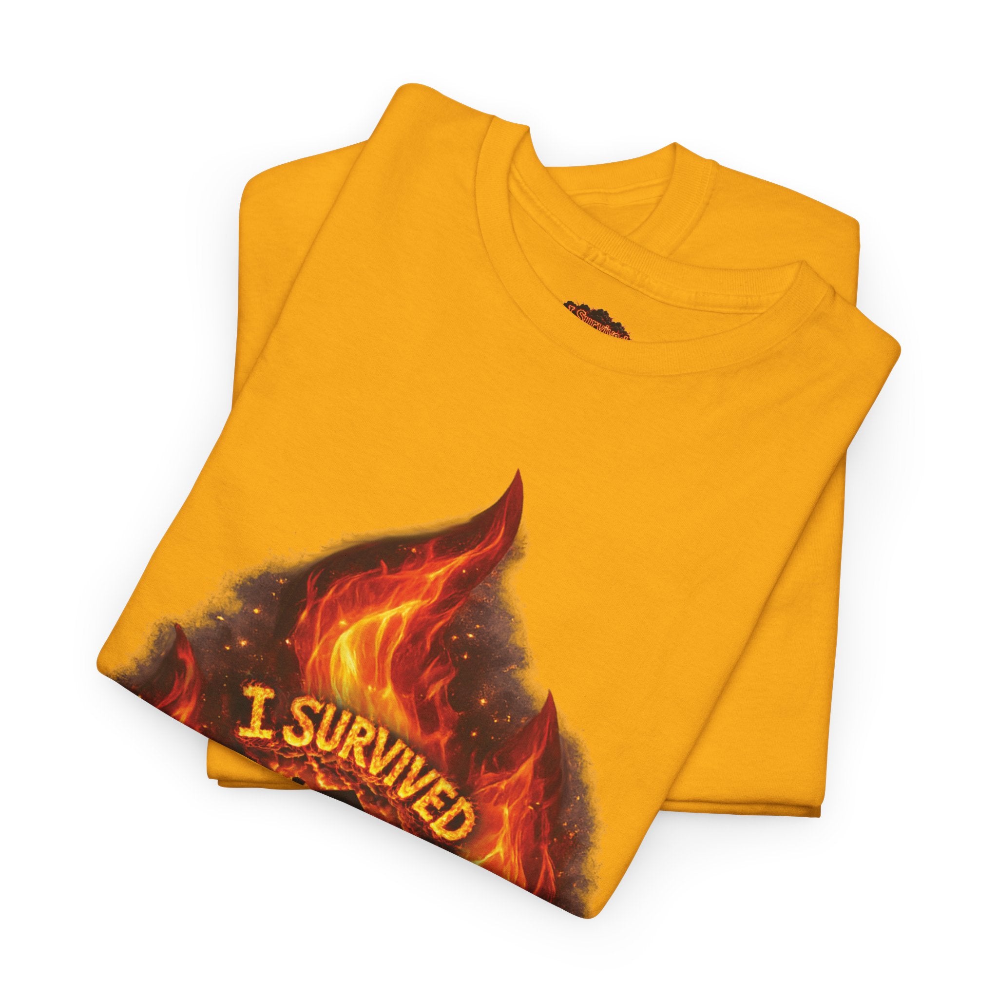 I Survived 2020 — Director's Cut S2:E3 "The California Wildfires" | Wildfire Edition Memorial Unisex Heavy Cotton Tee (SPECIAL EDITION)
