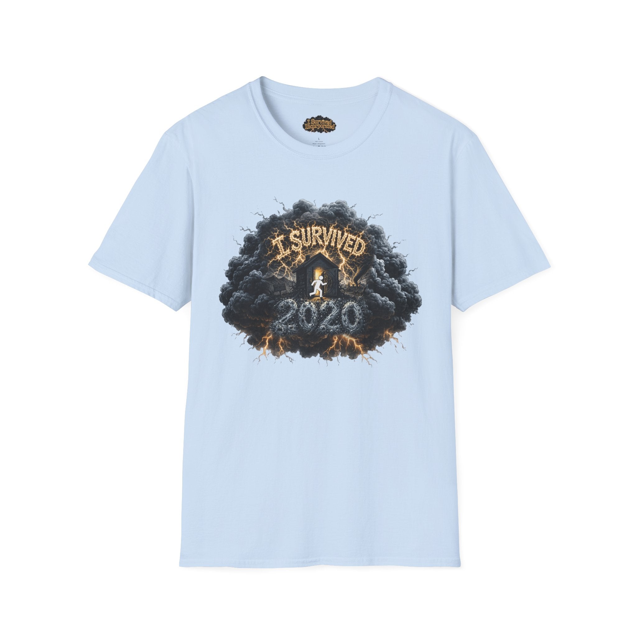 I Survived 2020 — Director's Cut Original Design Teaser Tee | Season 1 Premiere Drop Unisex Softstyle T-Shirt
