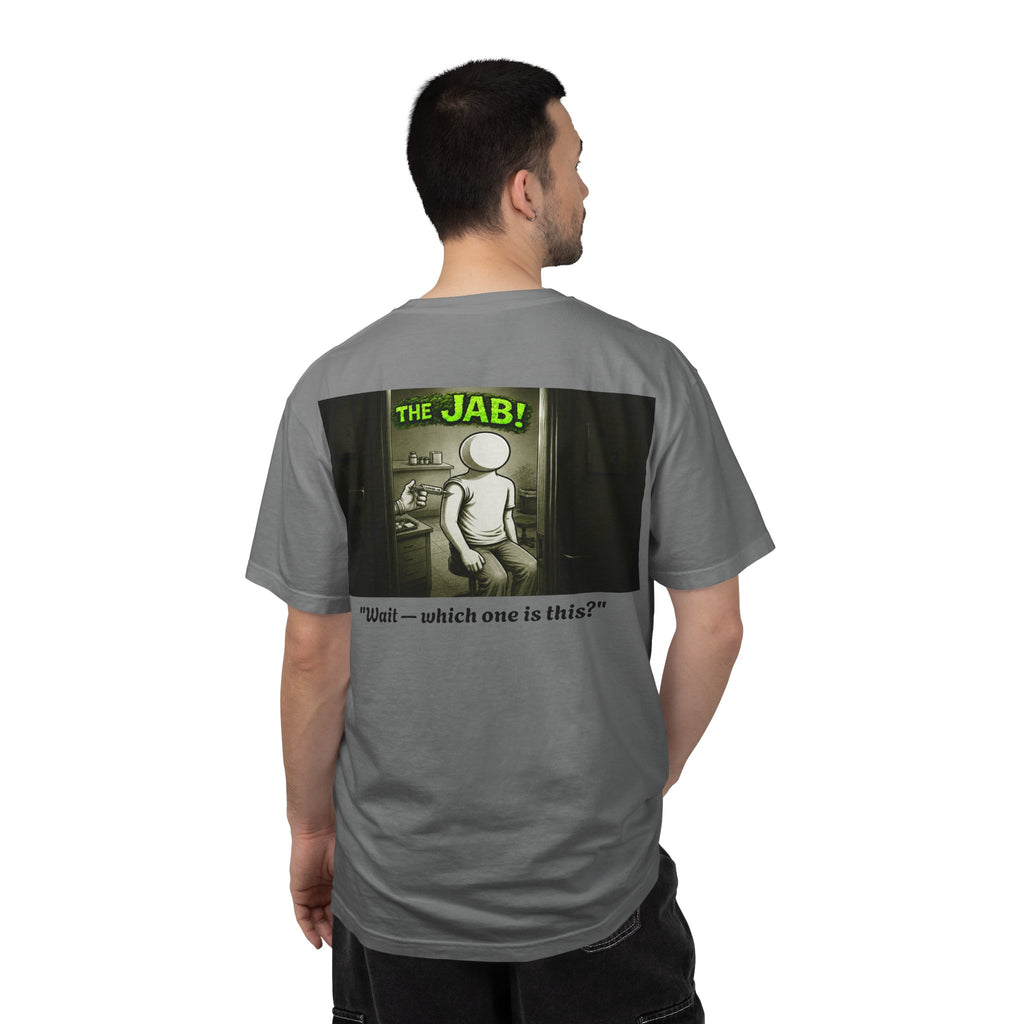I Survived 2020 — PANDEMIC S1:E3: "The Jab!" Unisex Garment-Dyed T-shirt