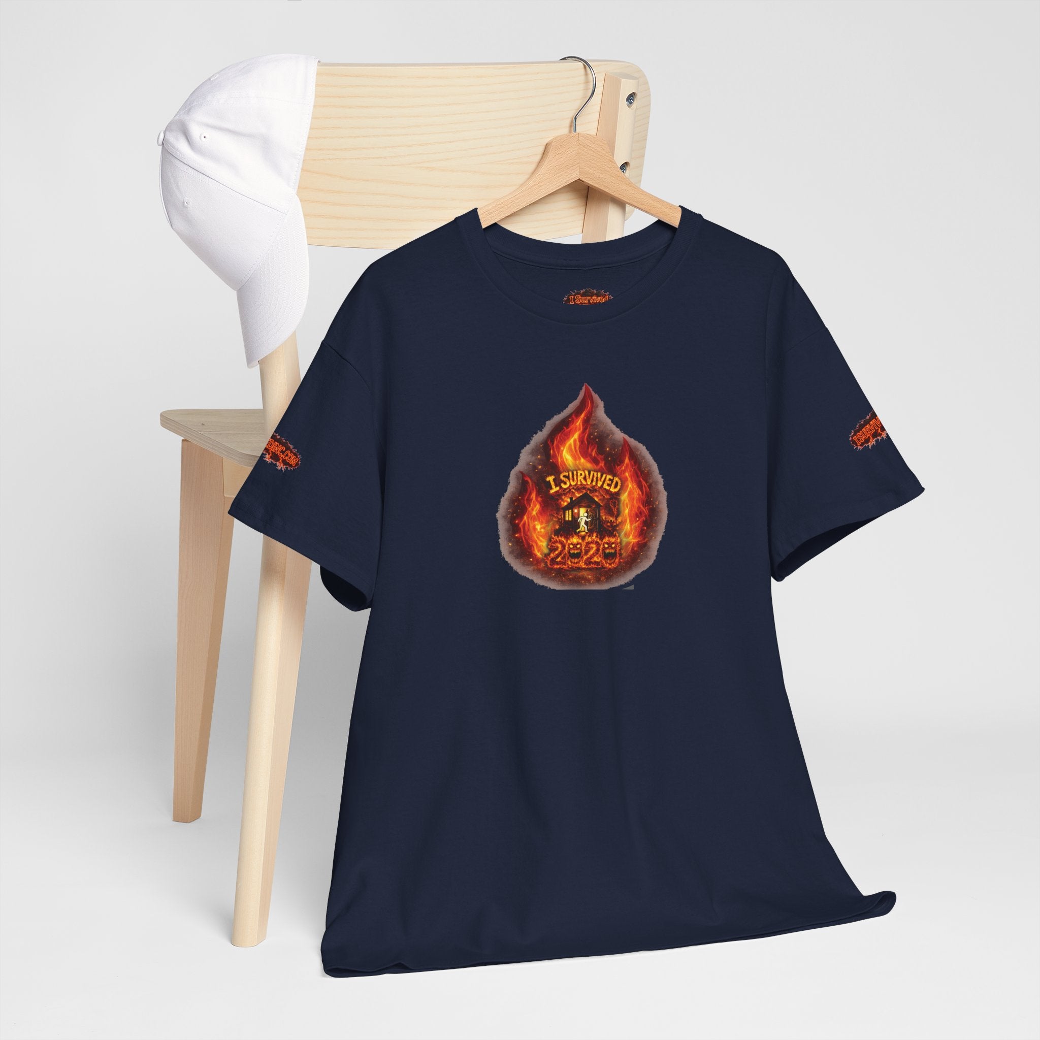 I Survived 2020 — WILDFIRES S2:E2: Director's Cut Special Edition "The Bobcat Fire" Memorial Unisex Heavy Cotton Tee