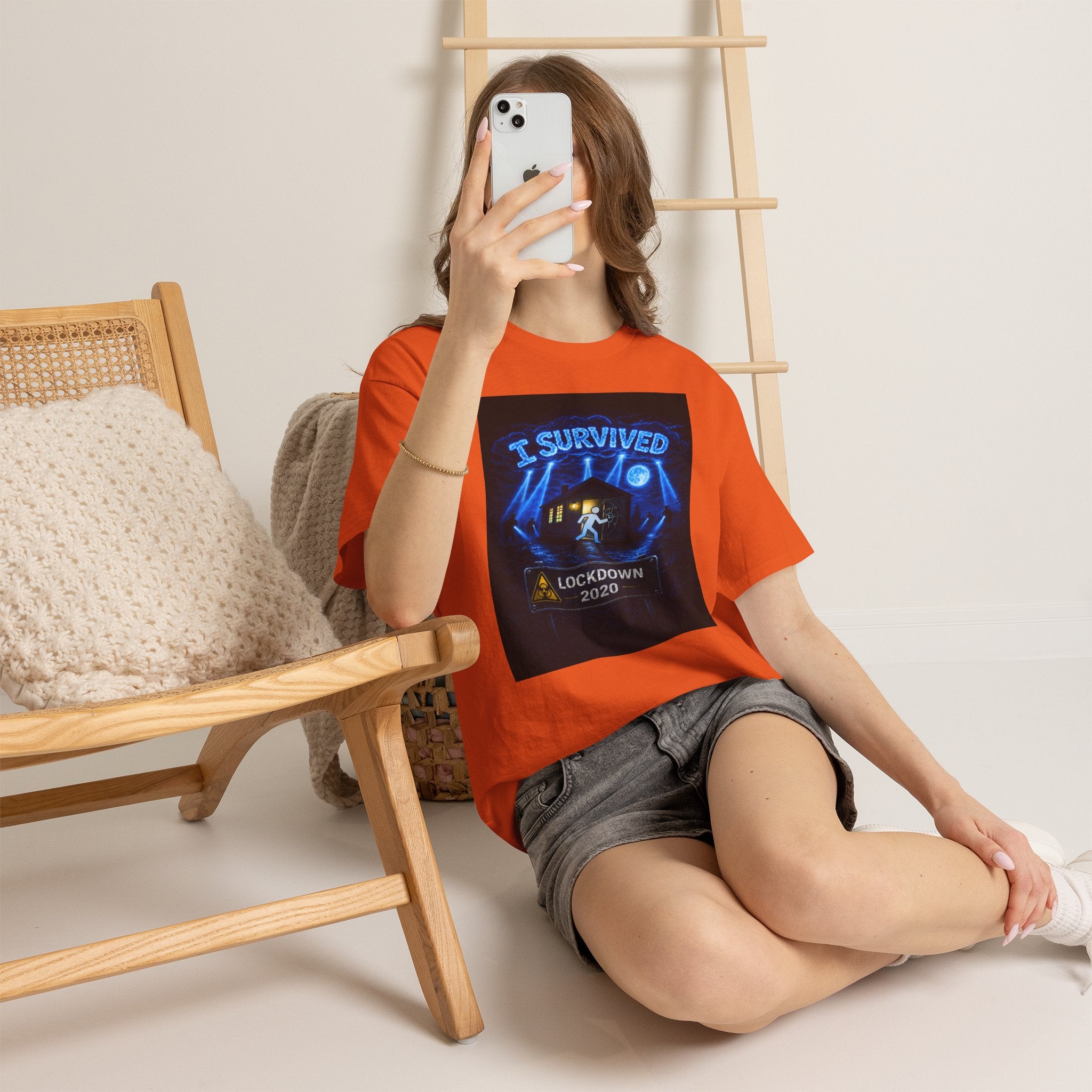 Copy of  I Survived 2020 — S3:E1 "Quarantine" | Lockdown Edition Documentary Unisex Heavy Cotton Tee