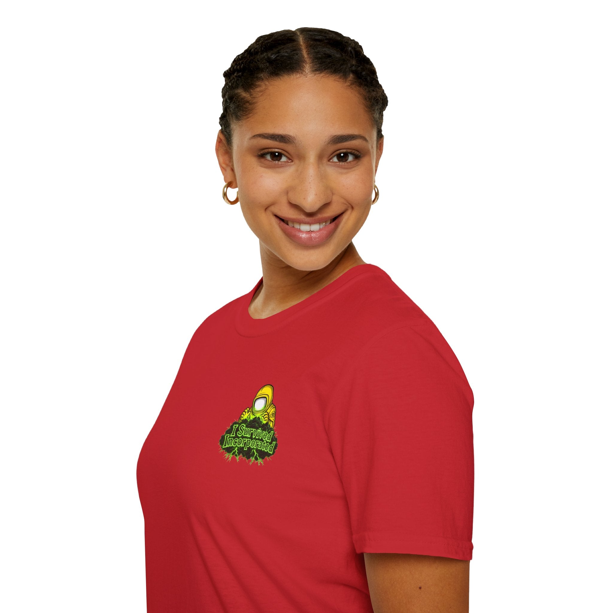 I Survived 2020 — "Please Stand By" Test Pattern Toxic Signal Tee Summer Premiere Unisex Softstyle T-Shirt