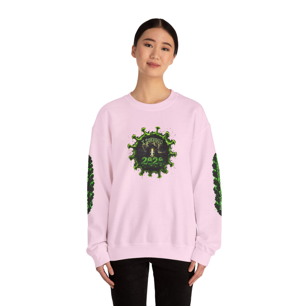 I Survived 2020 — PANDEMIC S1:E5: Director's Cut "Delivery Doomsday" Unisex Heavy Blend™ Crewneck Sweatshirt