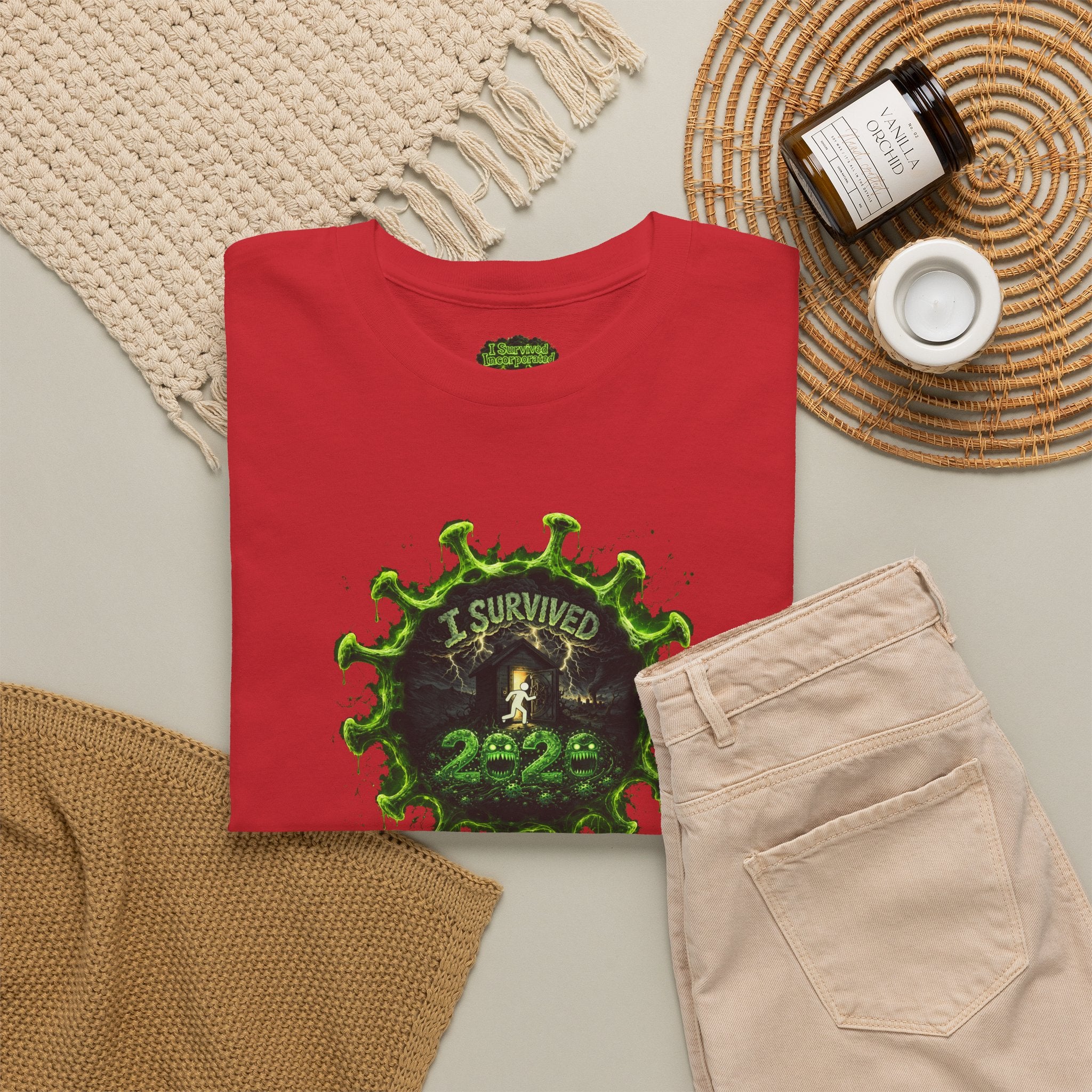 I Survived 2020 — PANDEMIC S1:E1: Director's Cut Special Edition "COVID-19: The Coronavirus" Unisex Garment-Dyed Tee